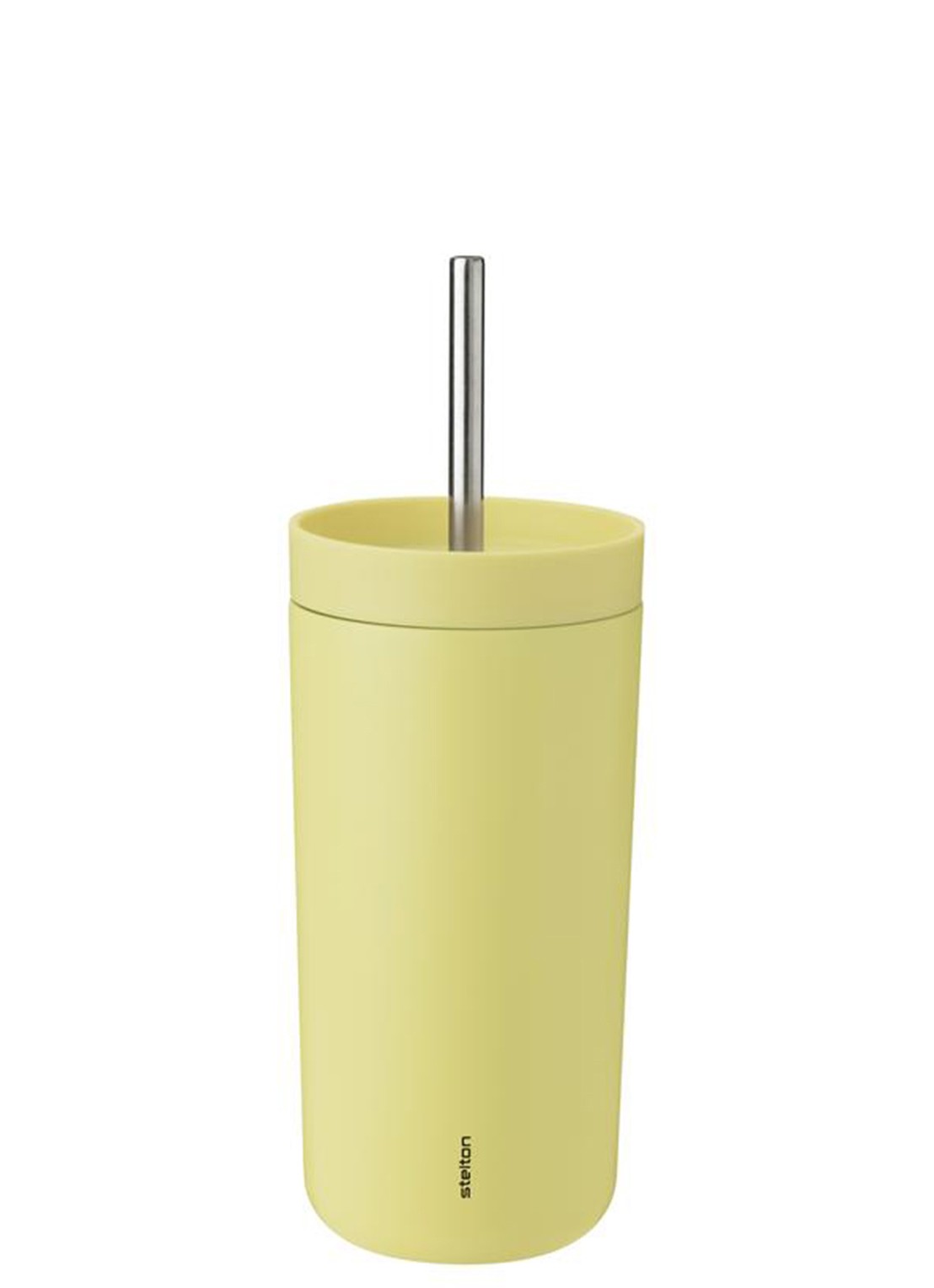 Stelton To Go Sip thermosbeker 40 cl - voorkant 3 lichtgeel
