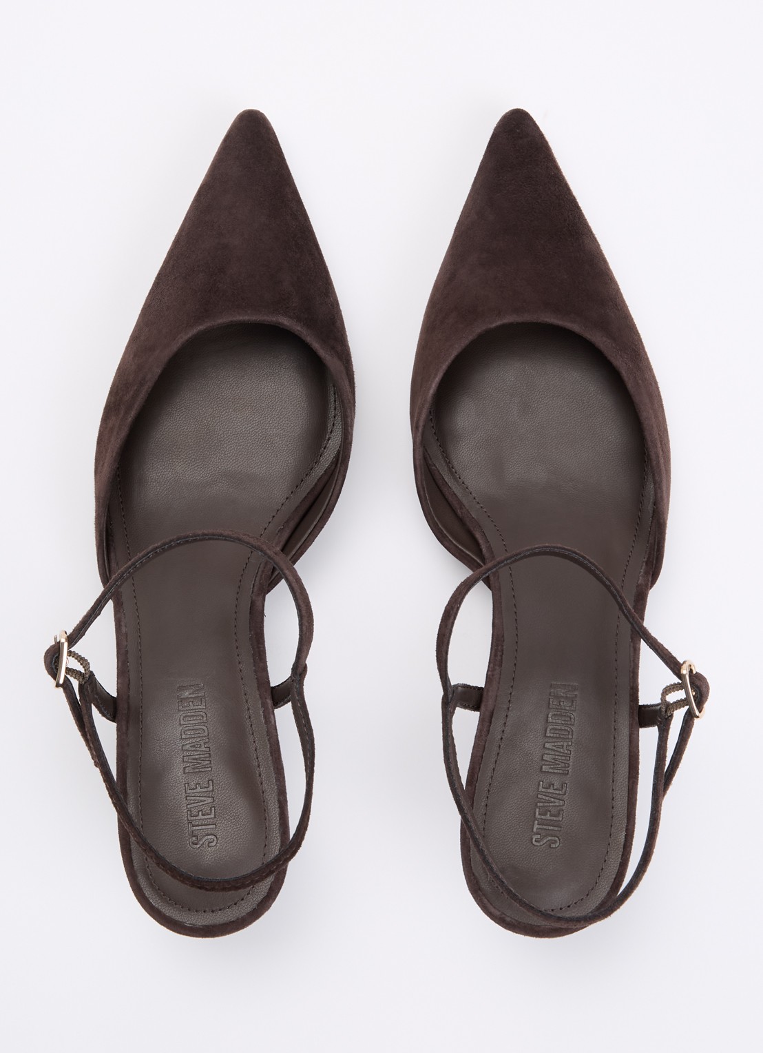 Steve Madden Adelaide slingback van suède  - detail 2 bruin