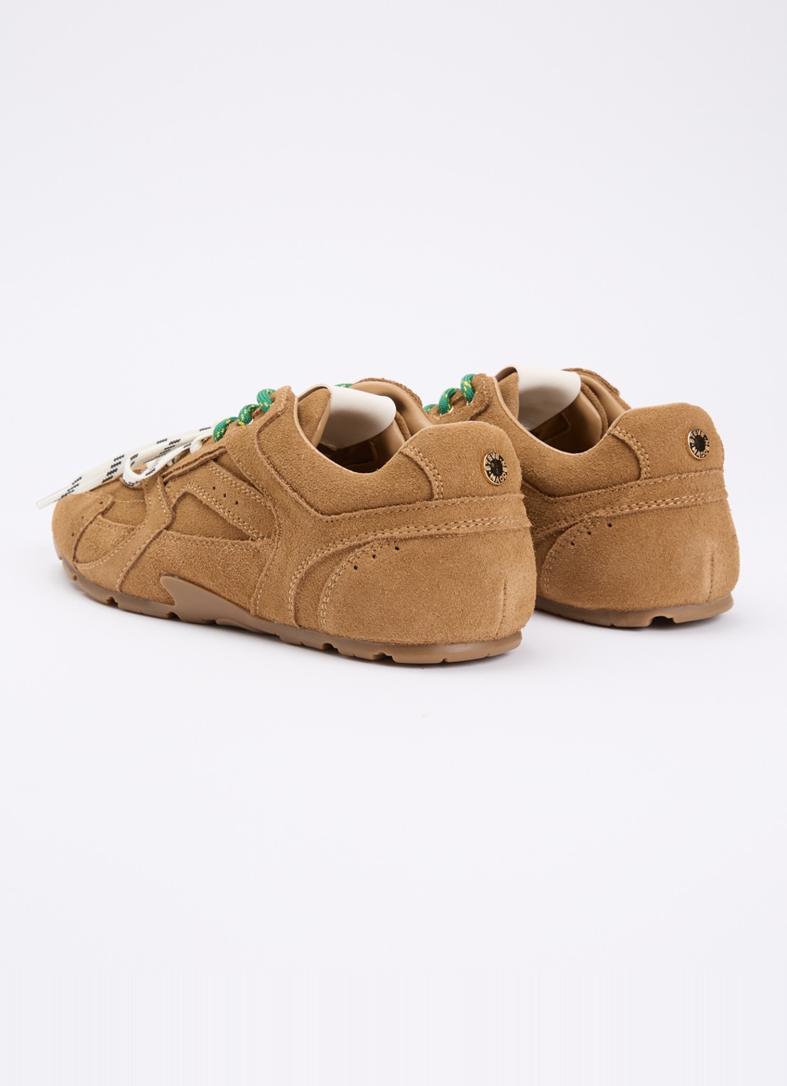 Steve Madden Asiel sneaker van suède - achterkant 3 camel