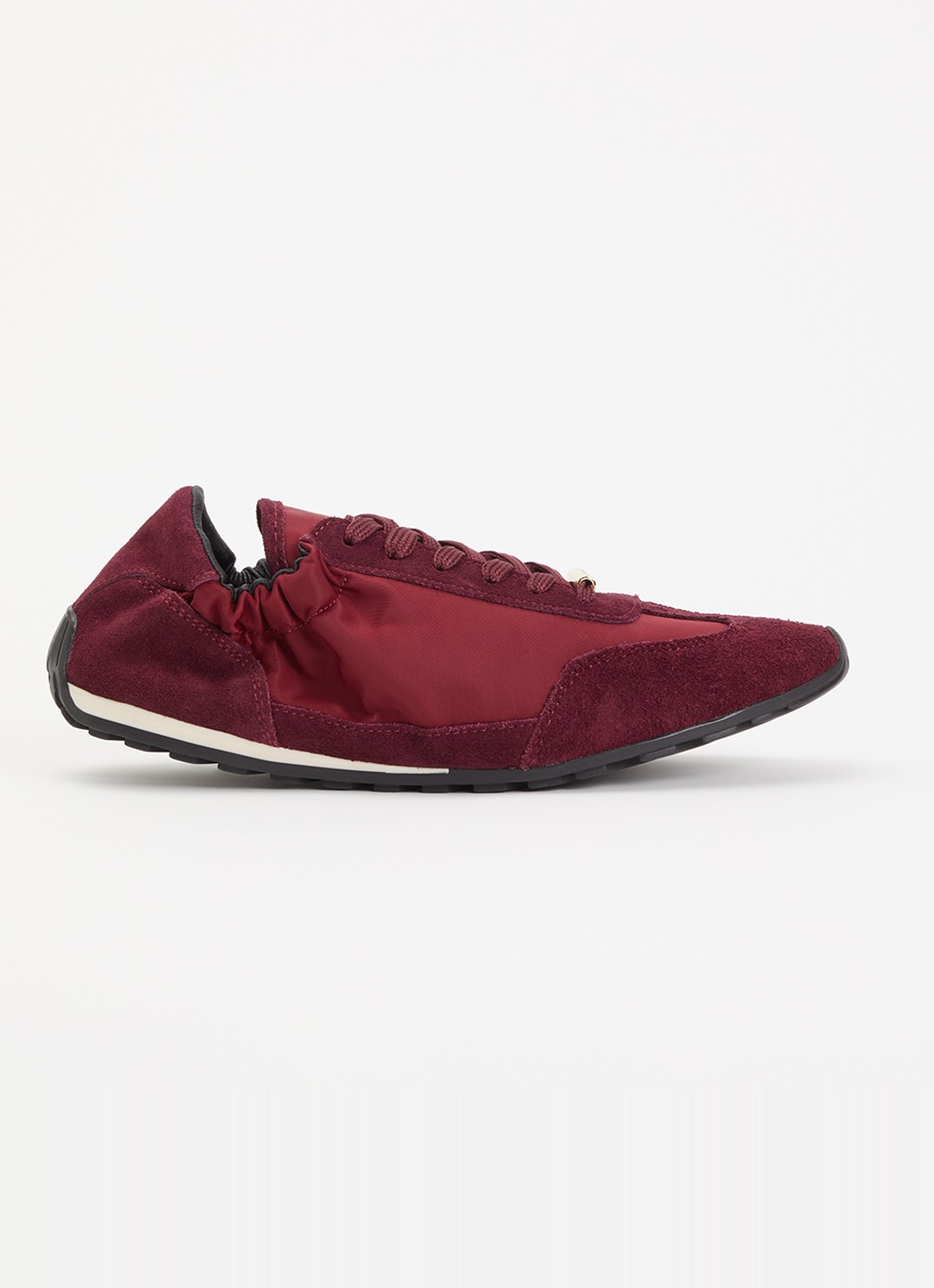 Steve Madden Bobby sneaker van suéde - voorkant 2 bruin