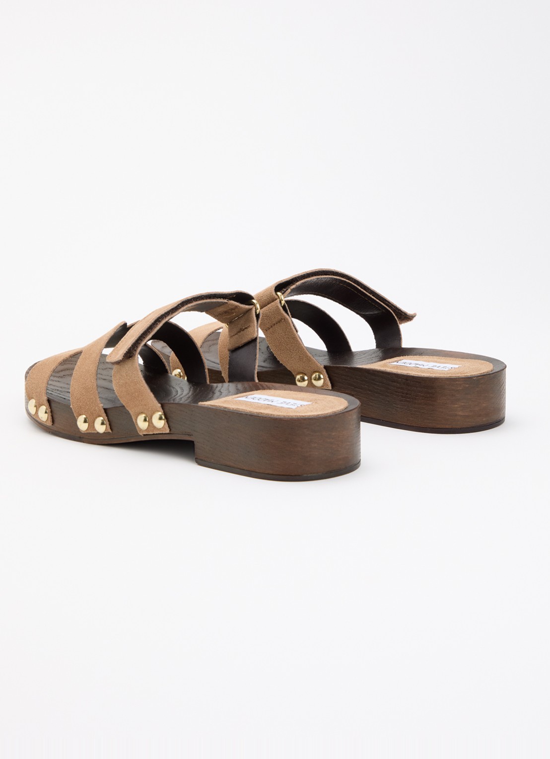 Steve Madden Canal sandaal van suède - achterkant 6 zand