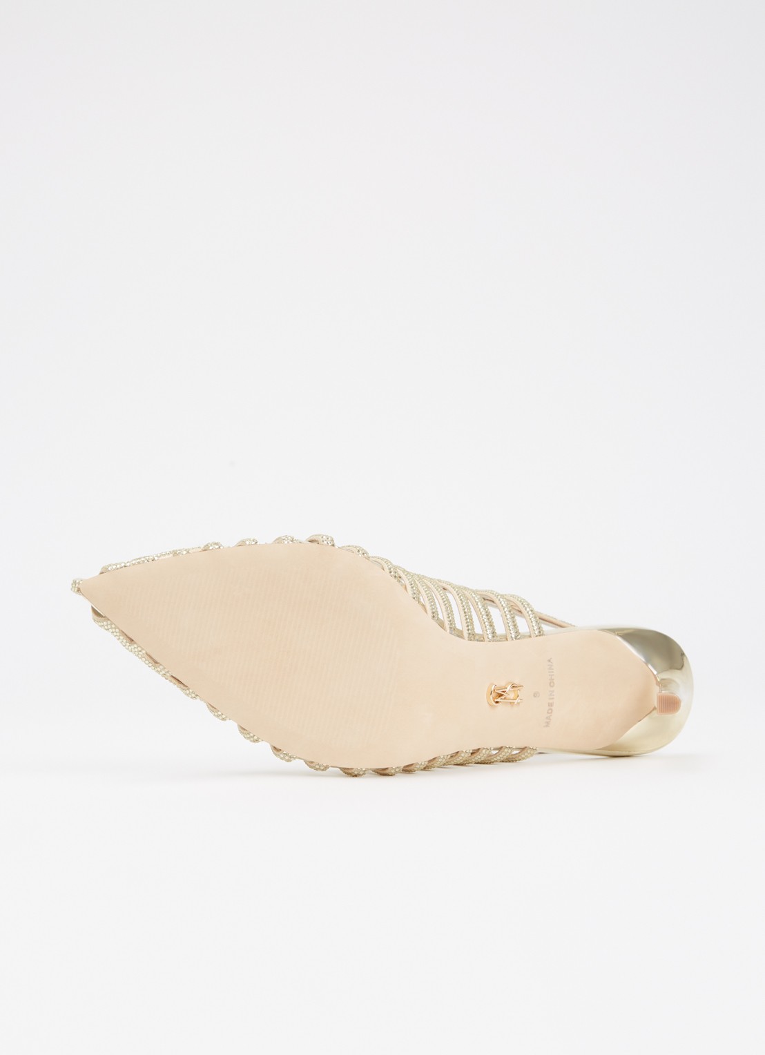 Steve Madden Carleigh pump met strass - detail 5 goud