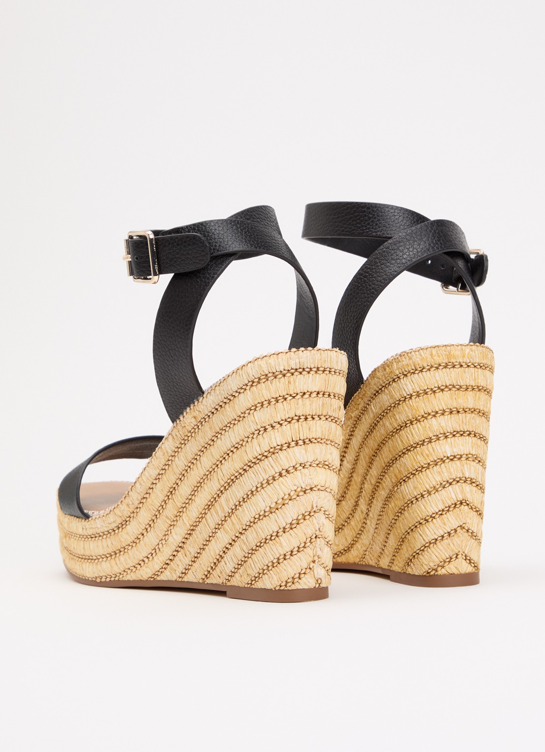 Steve Madden Cassie sleehak van leer - achterkant 3 zwart