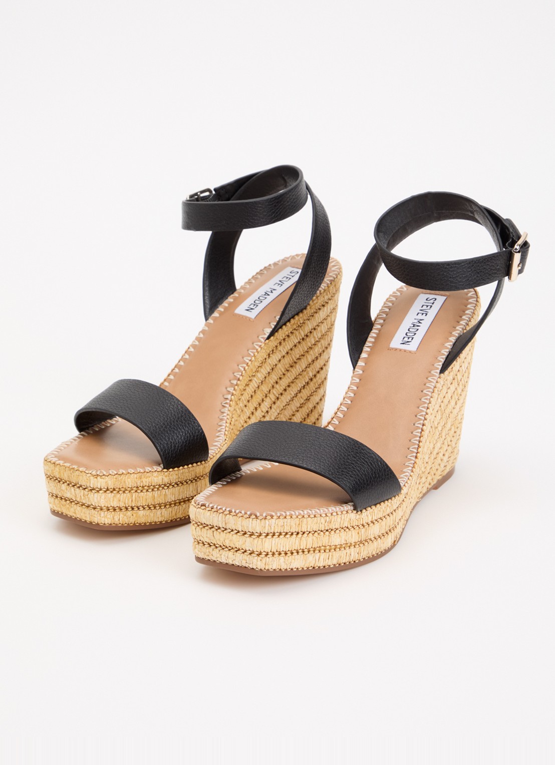 Steve Madden Cassie sleehak van leer - detail 4 zwart