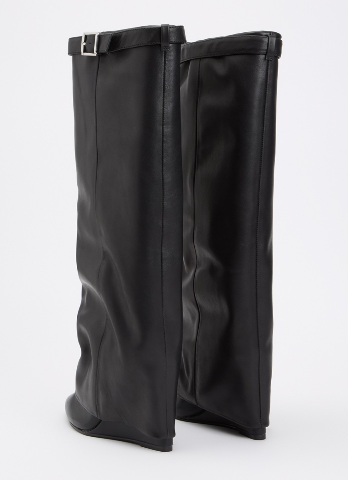 Steve Madden Corenne laars van leer - achterkant 5 zwart