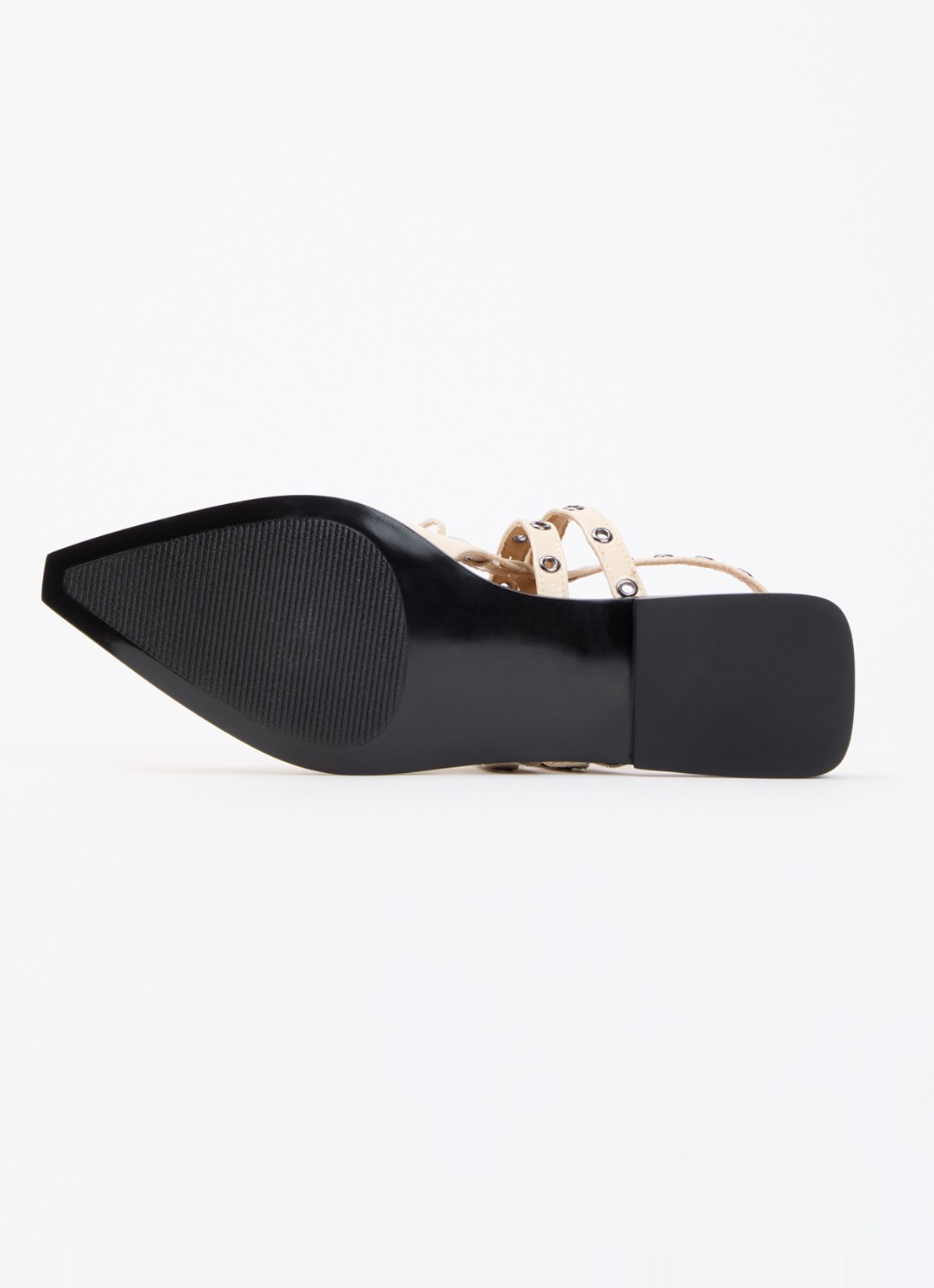 Steve Madden Galanti slingback van leer met lakfinish - detail 5 beige
