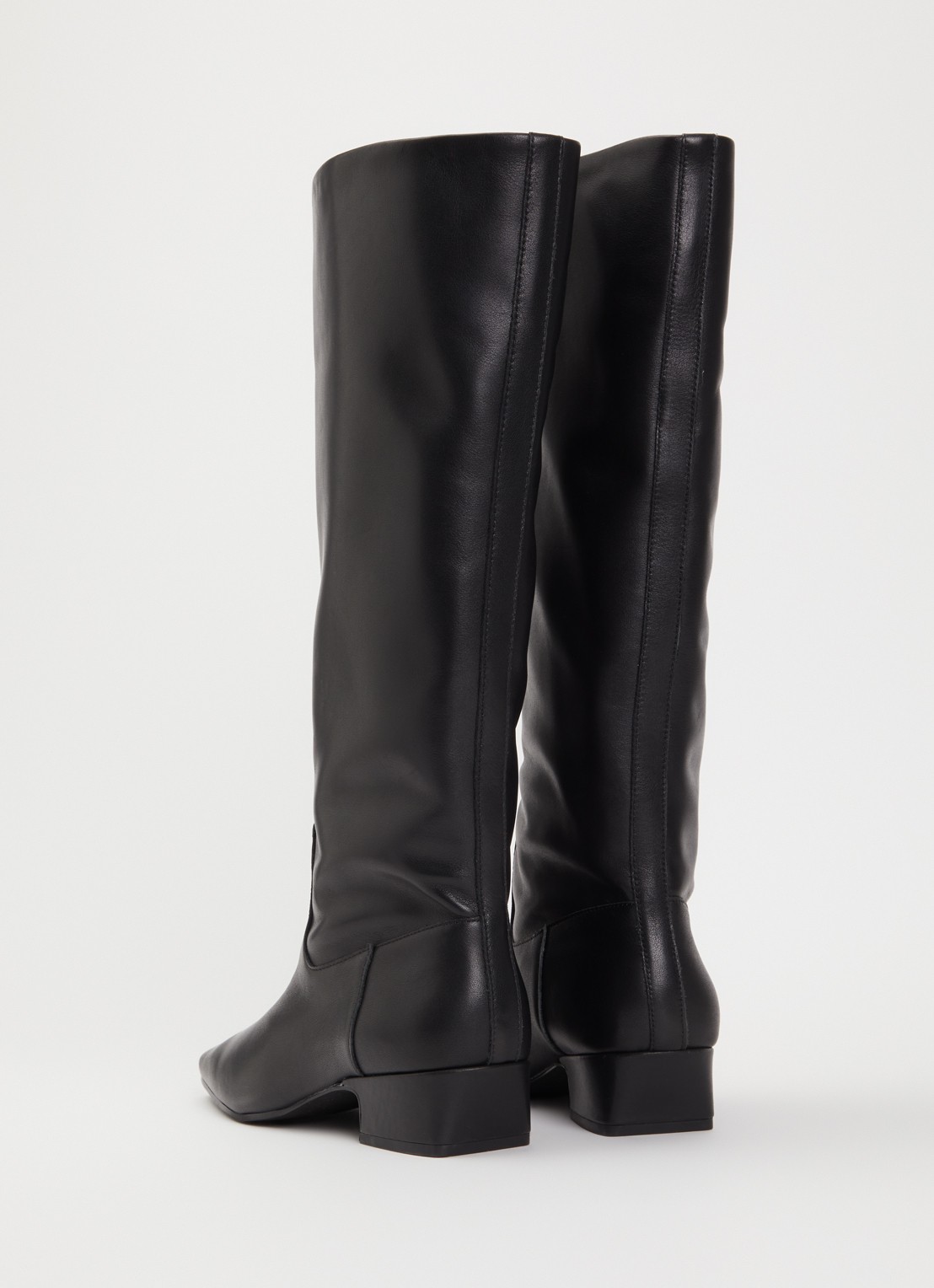 Steve Madden Gwyneth laars van leer - achterkant 3 zwart