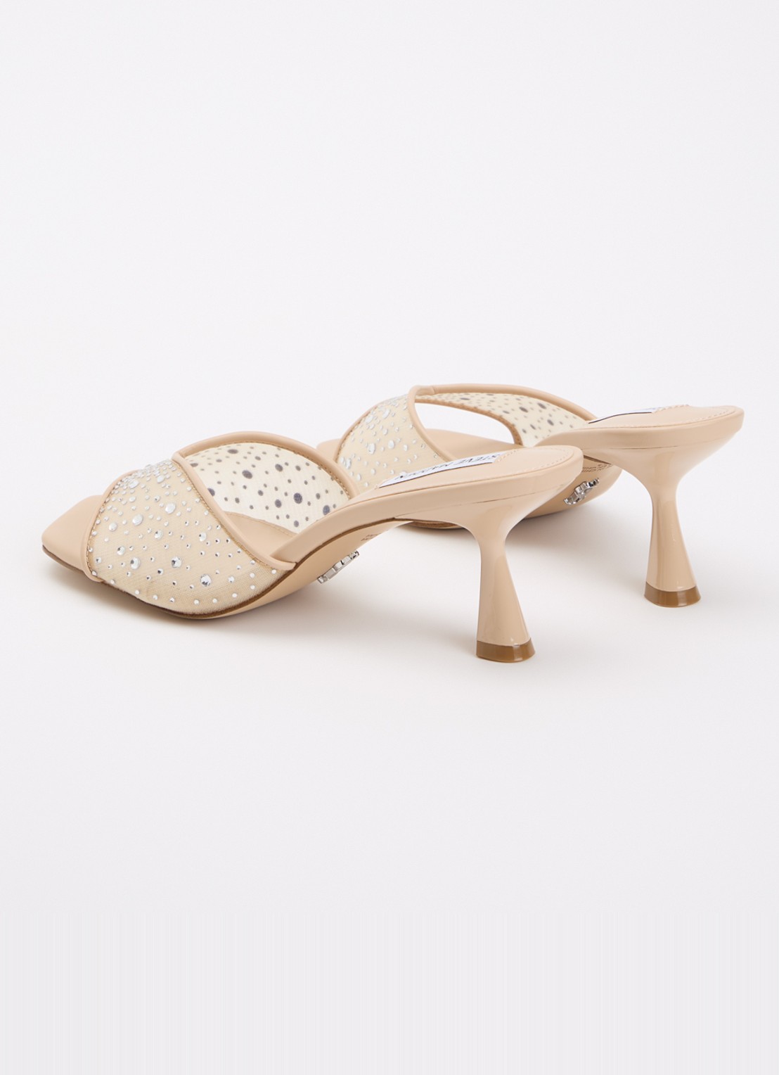 Steve Madden Ivie-mr muiltje met strass - achterkant 6 beige