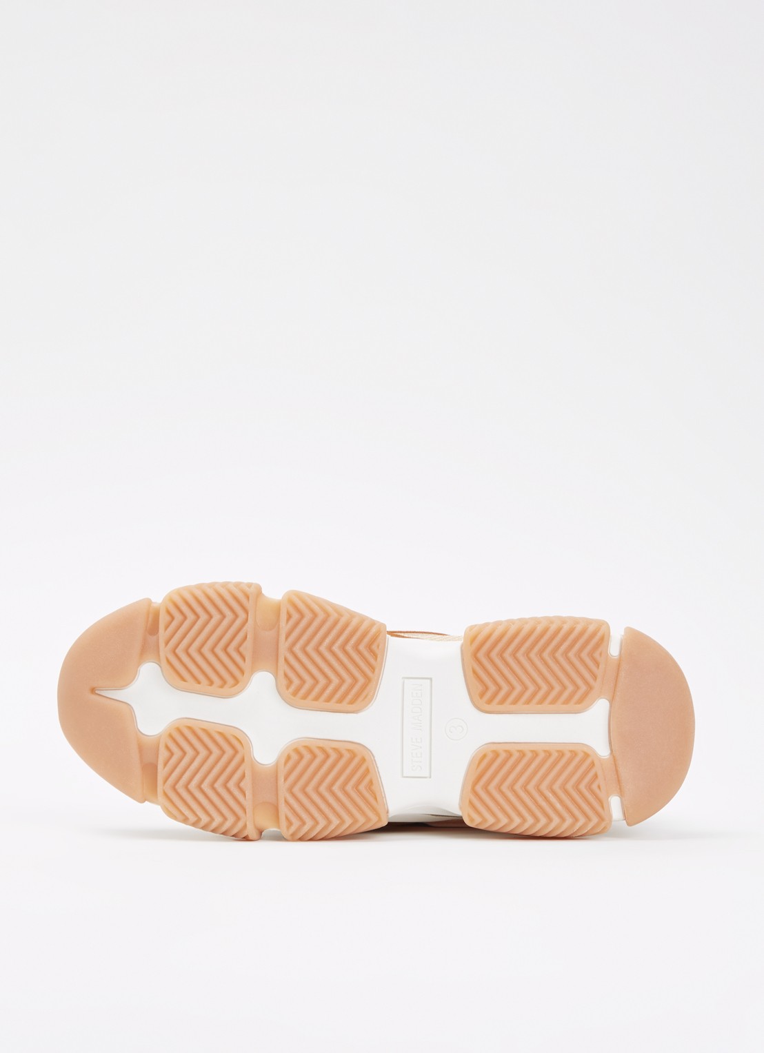 Steve Madden Jpossession sneaker met panterprint - detail 3 camel