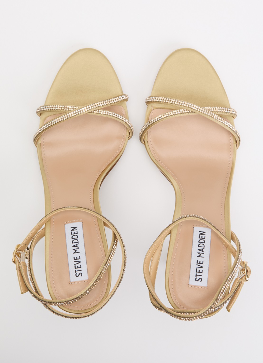 Steve Madden Jypsey sandalette met strass - detail 4 goud