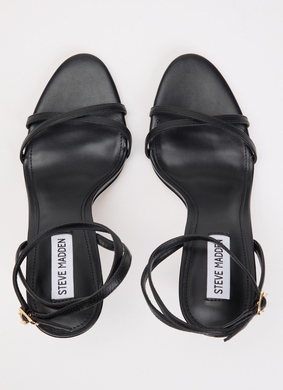 Steve Madden Jypsey sandalette van leer - detail 5 zwart