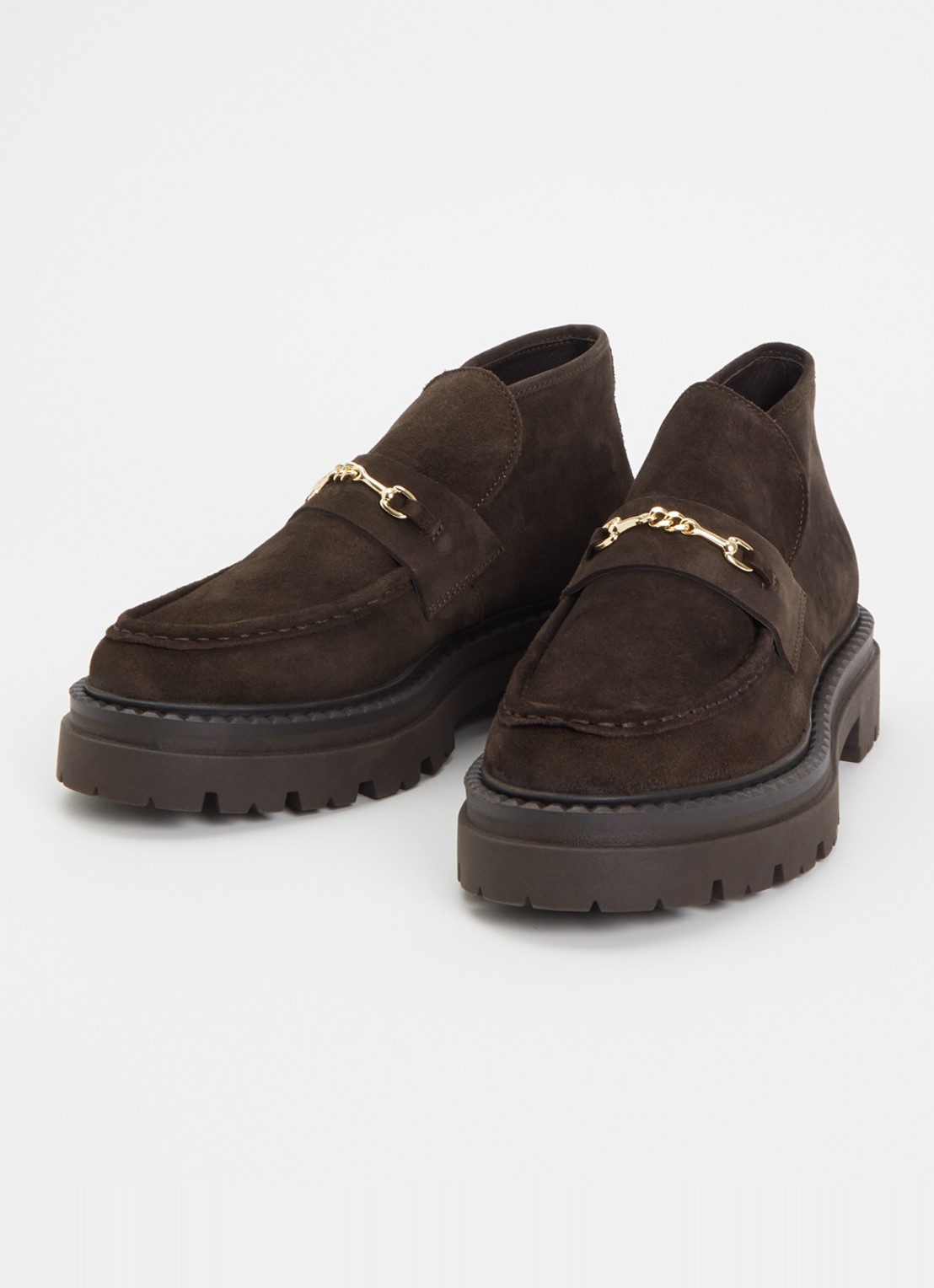 Steve Madden Karima enkellaarsje van suède - detail 3 donkerbruin