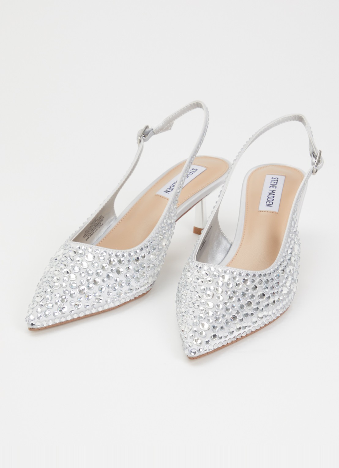 Steve Madden Korra-R slingback met strass - detail 3 zilver