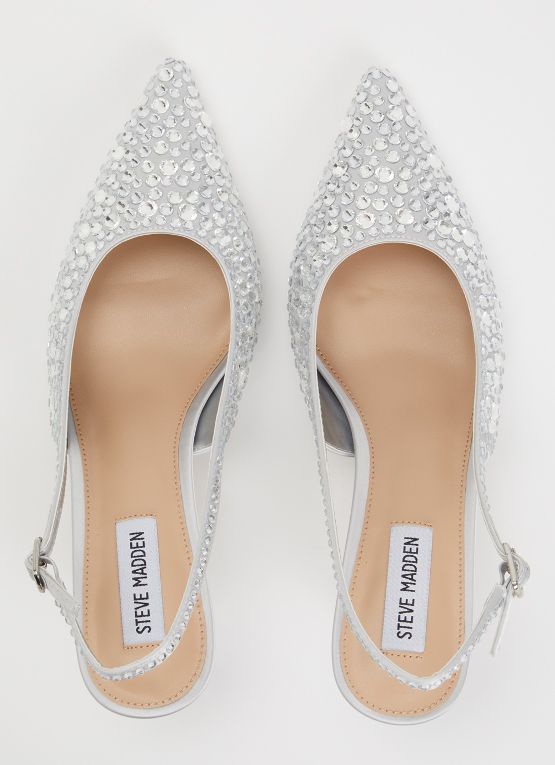 Steve Madden Korra-R slingback met strass - detail 4 zilver