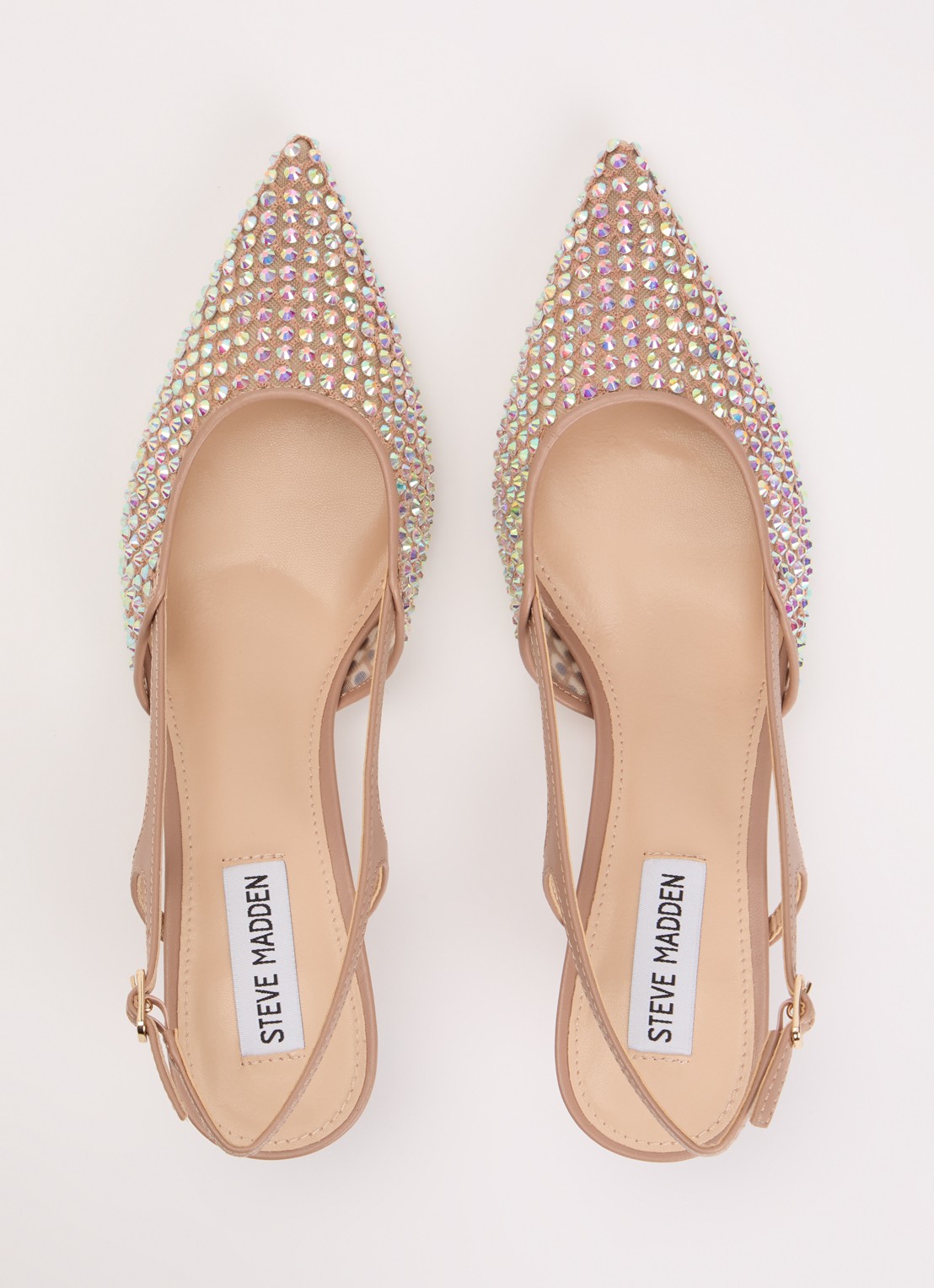 Steve Madden Legaci slingback met strass - detail 2 oudroze