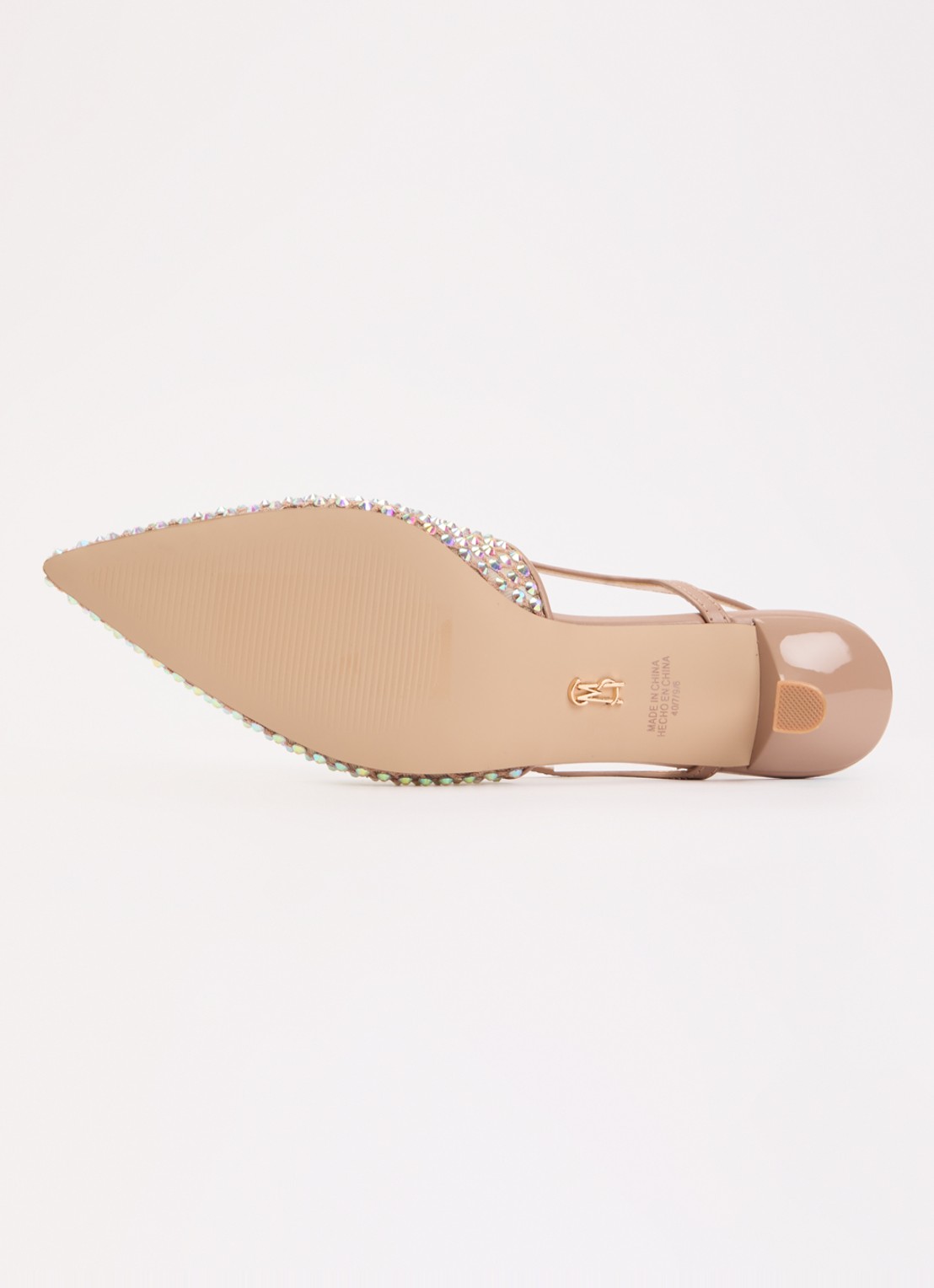 Steve Madden Legaci slingback met strass - detail 3 oudroze