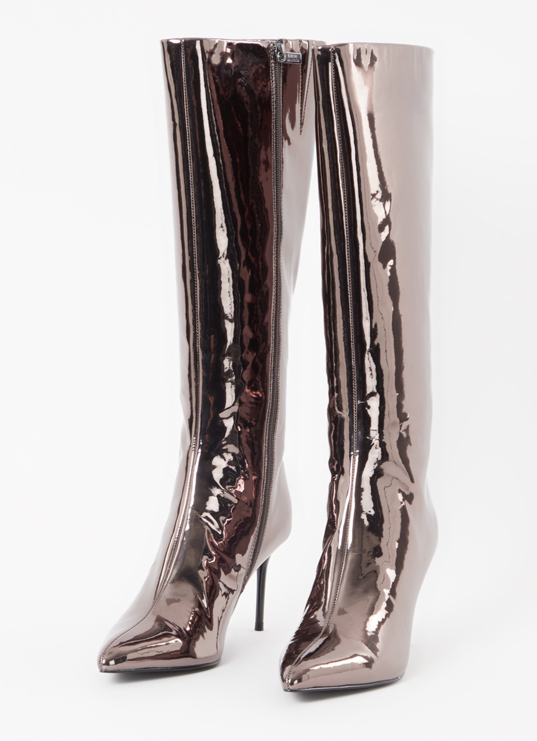 Steve Madden Lovable laars met lakfinish - detail 3 brons