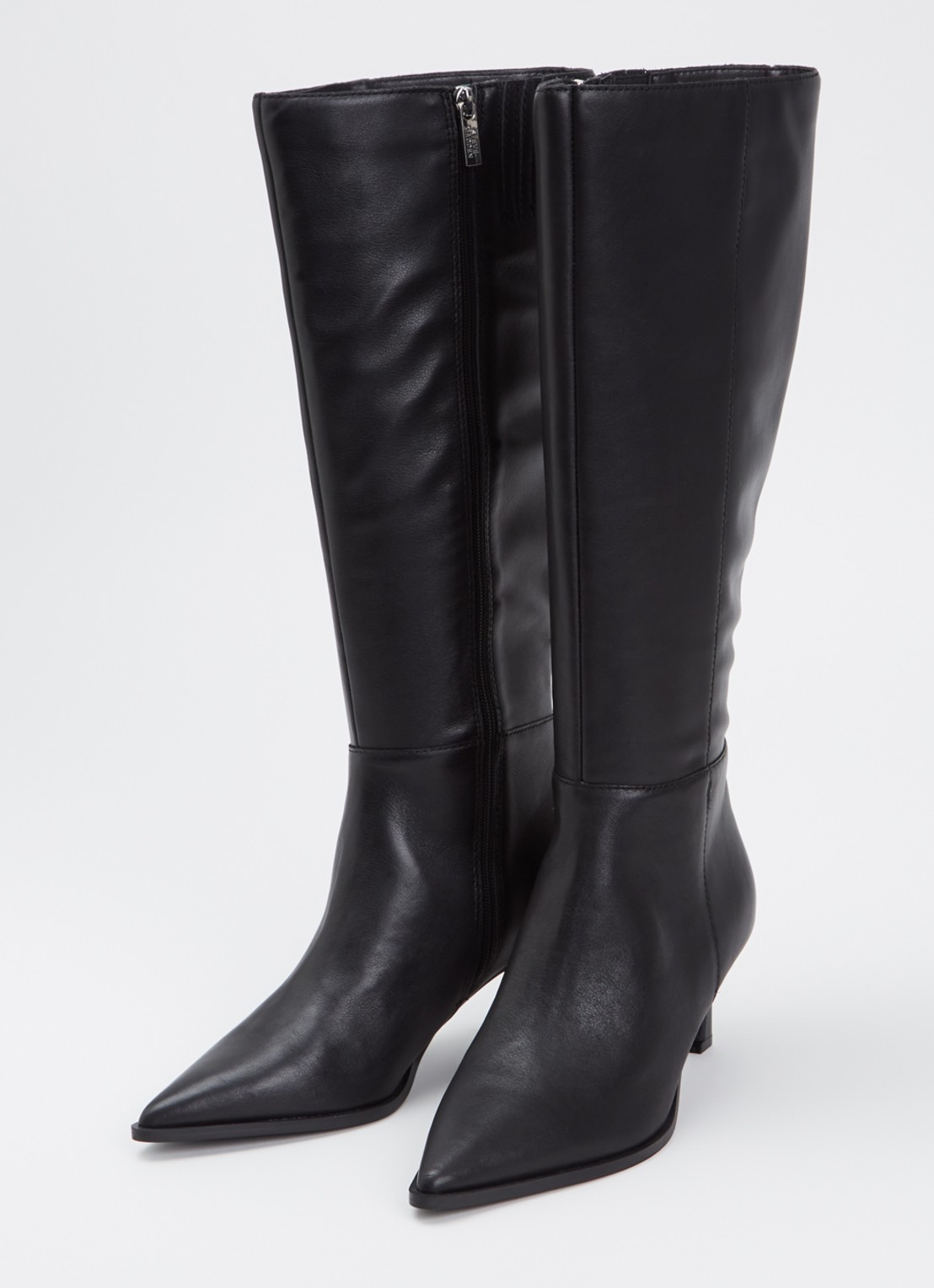 Steve Madden Lucid laars van leer - detail 3 zwart
