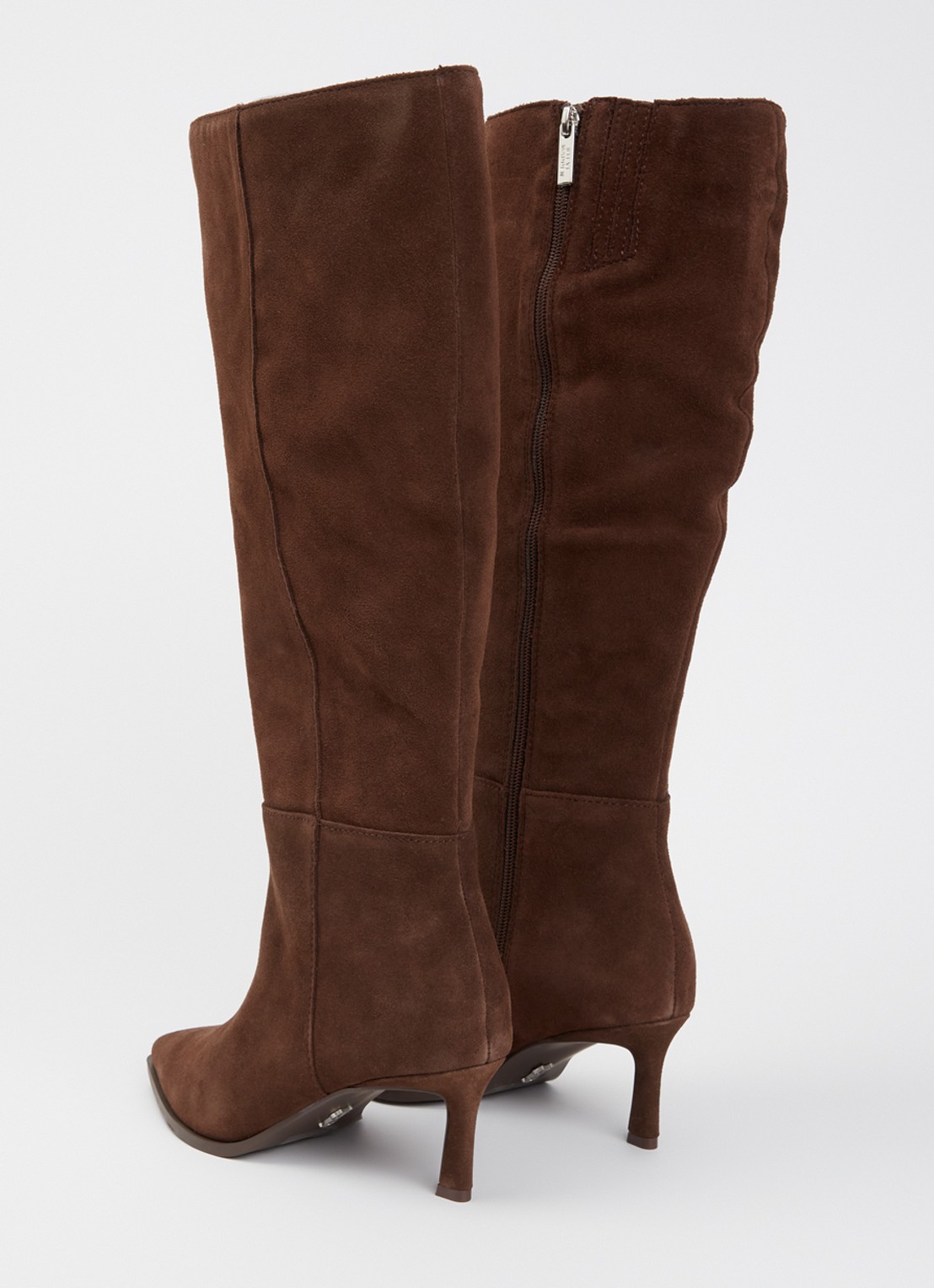 Steve Madden Lucid laars van suède - achterkant 3 donkerbruin