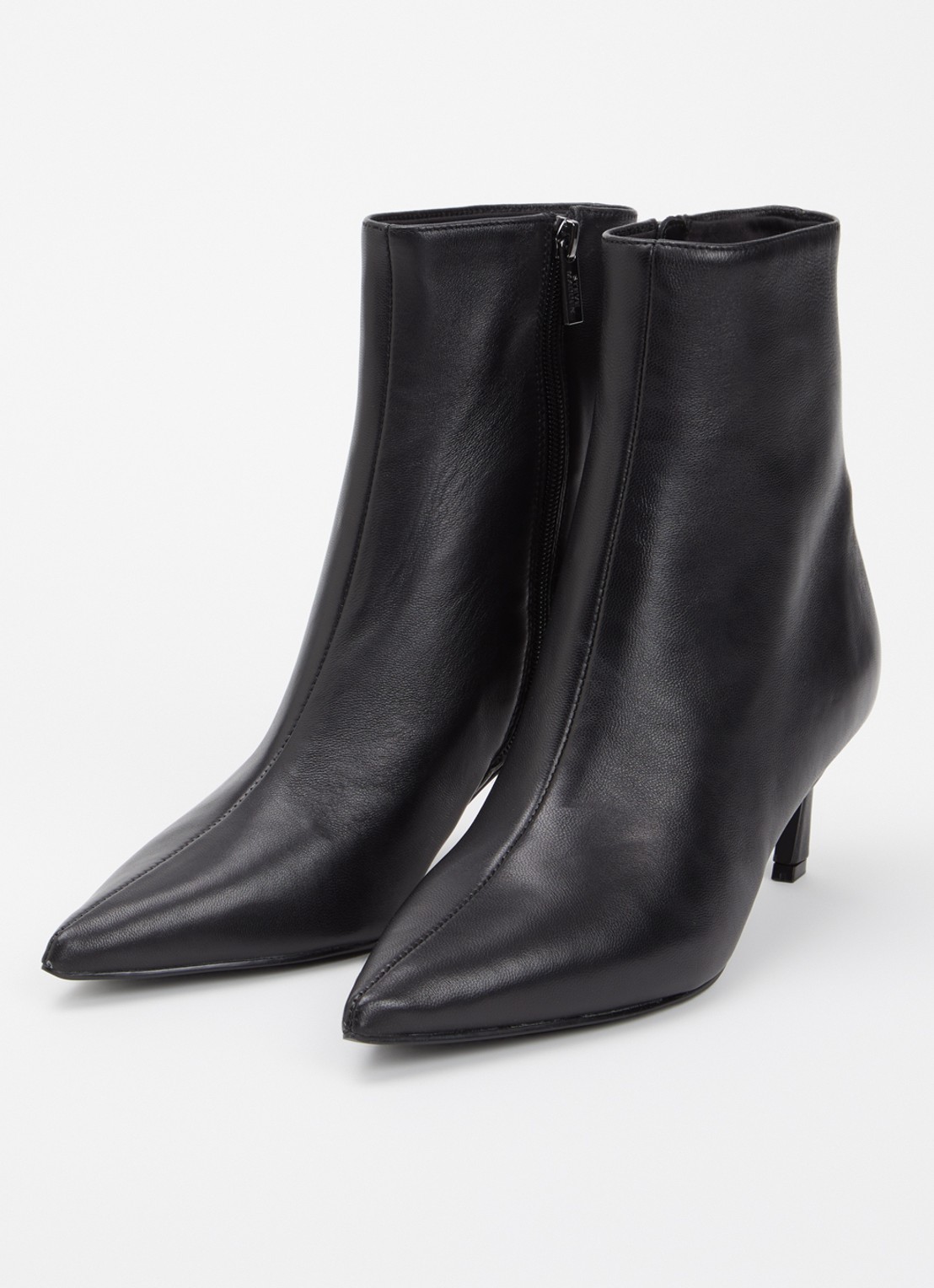 Steve Madden Lulah enkellaarsje van leer - detail 3 zwart