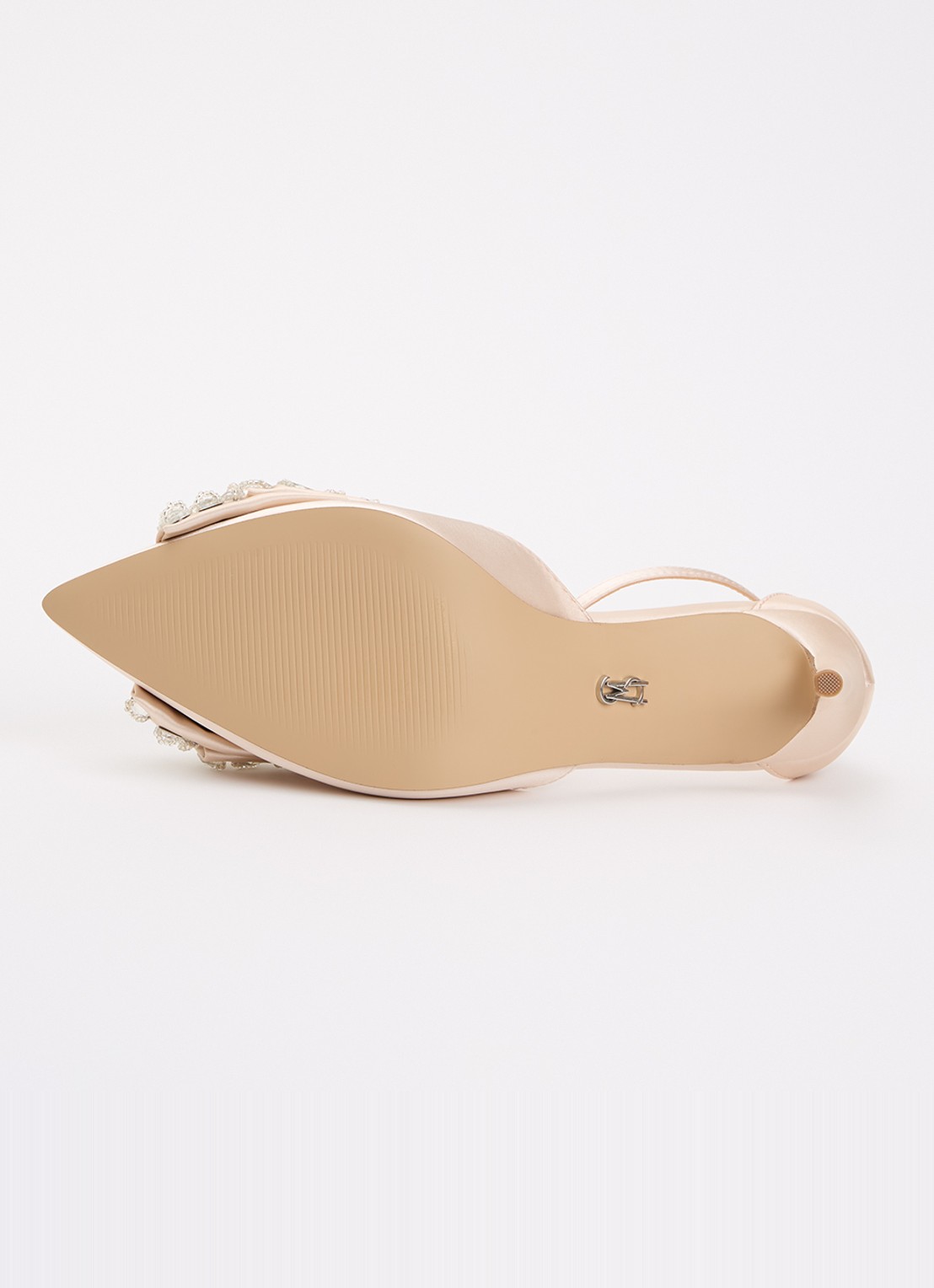 Steve Madden Lumma sandalette met strass en strik detail - detail 6 lichtroze