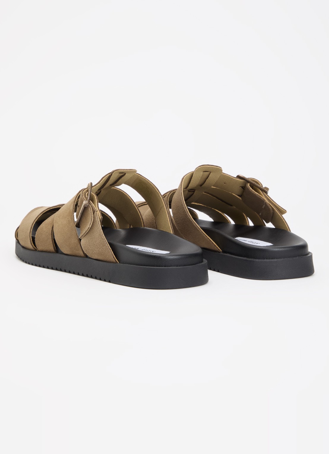 Steve Madden Mamba muiltje van suède - achterkant 4 bruin