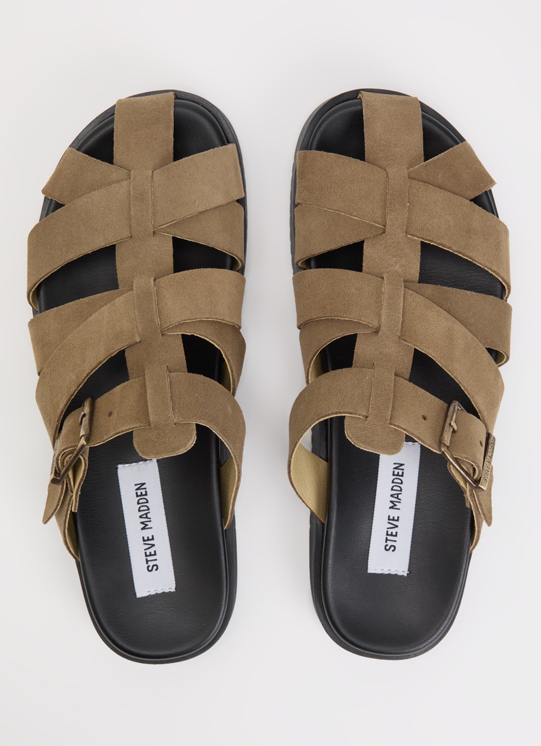 Steve Madden Mamba muiltje van suède - detail 2 bruin