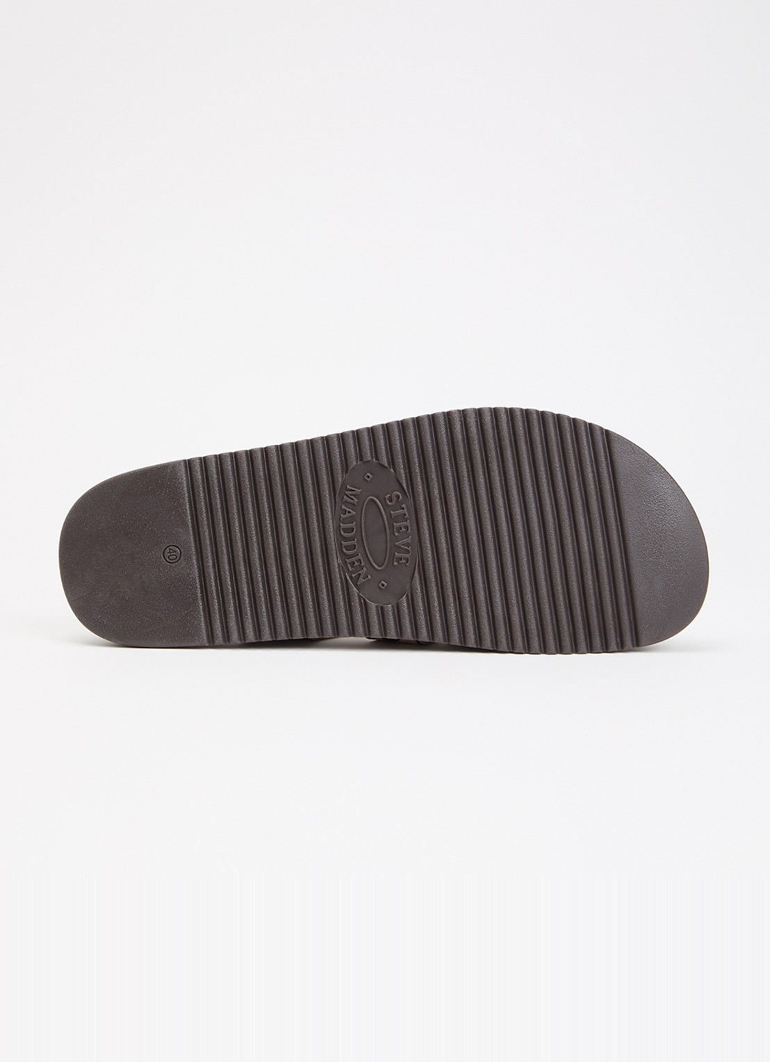 Steve Madden Mamba slipper van suède met panterprint - detail 6 camel