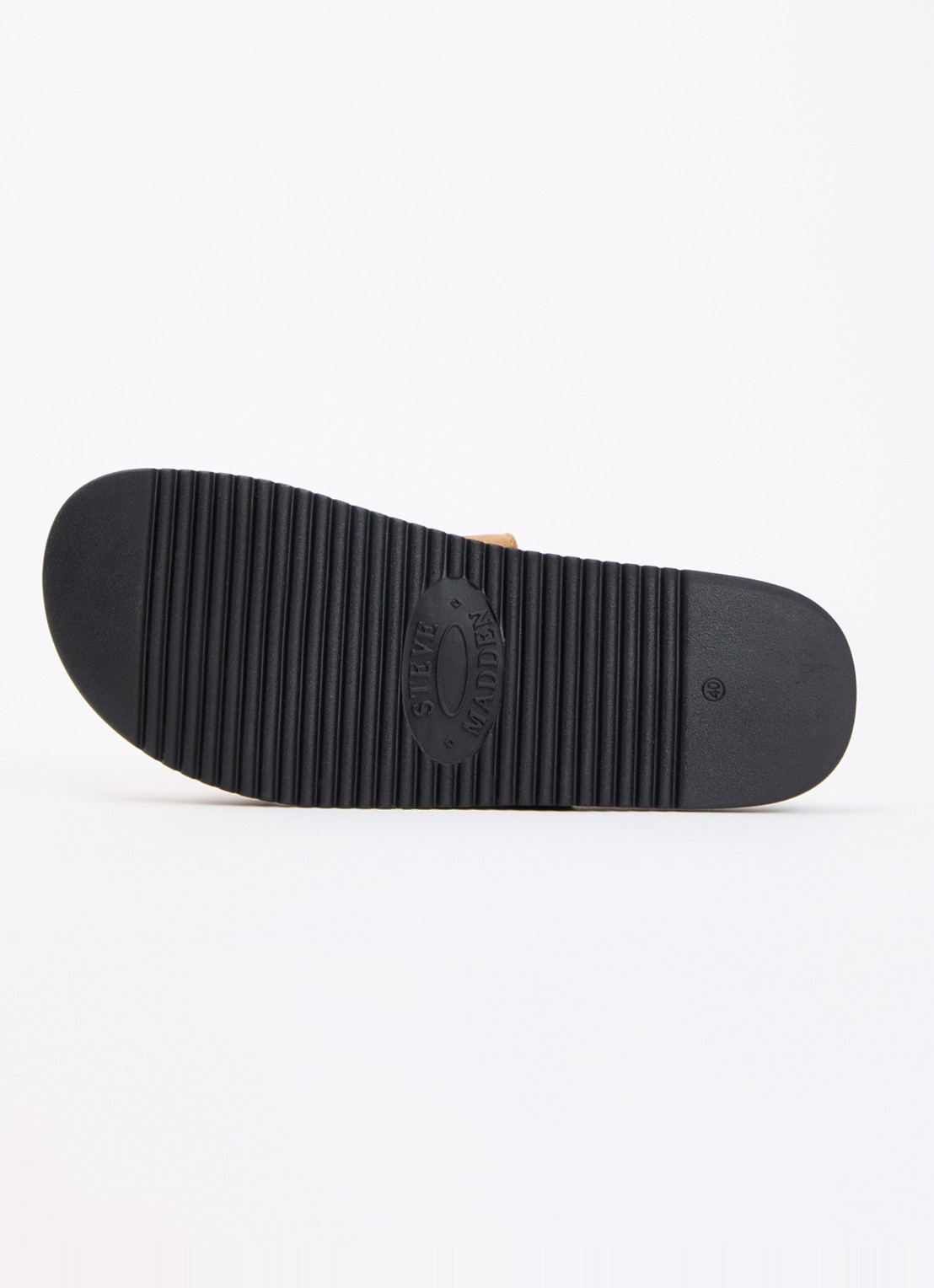 Steve Madden Missile-E slipper van suède - detail 5 beige