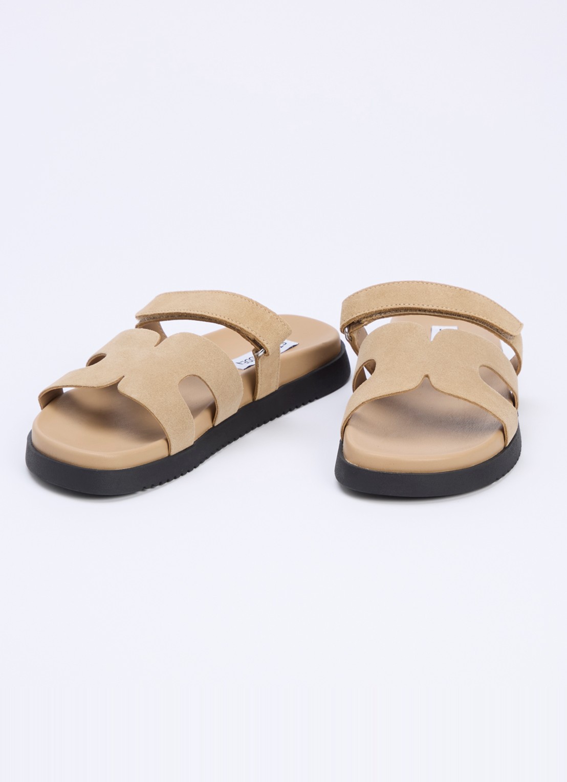 Steve Madden Missile slipper van suède - detail 4 khaki
