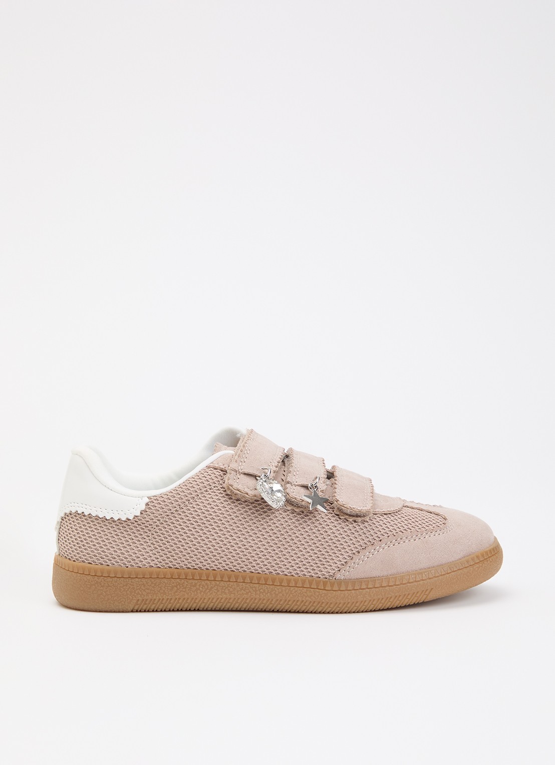 Steve Madden Momentum sneaker met mesh details - voorkant 2 oudroze