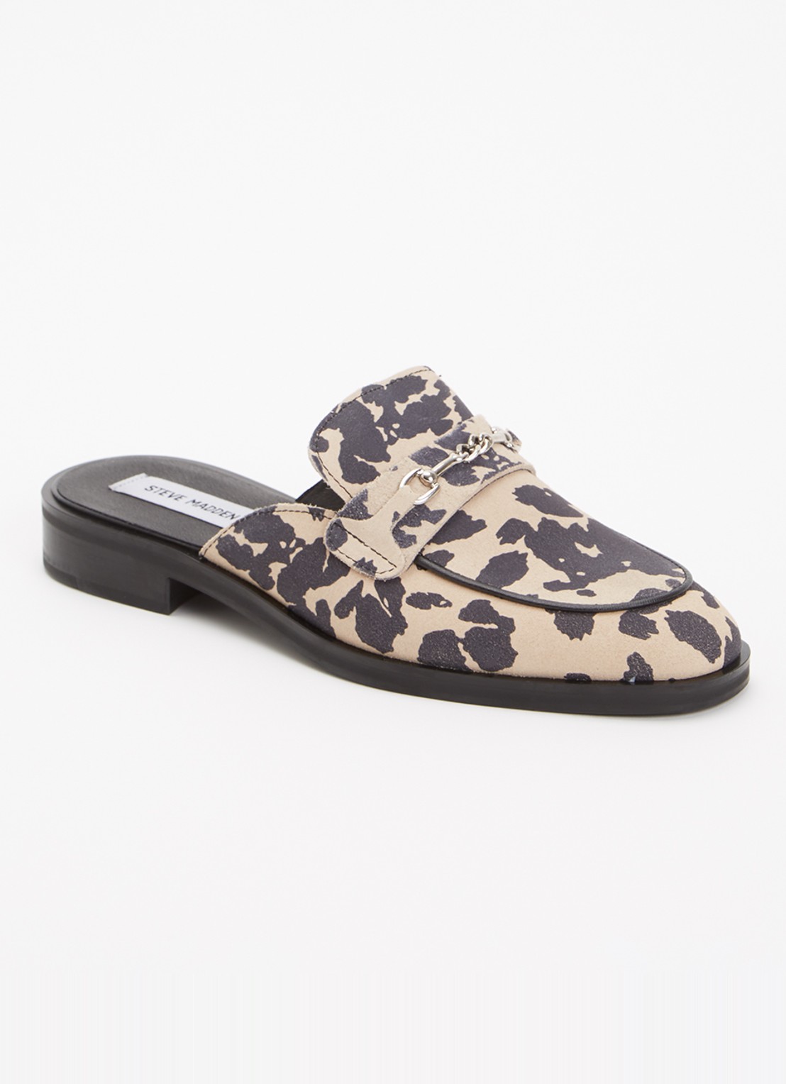 Steve Madden Nada muiltje van suède - voorkant 2 beige