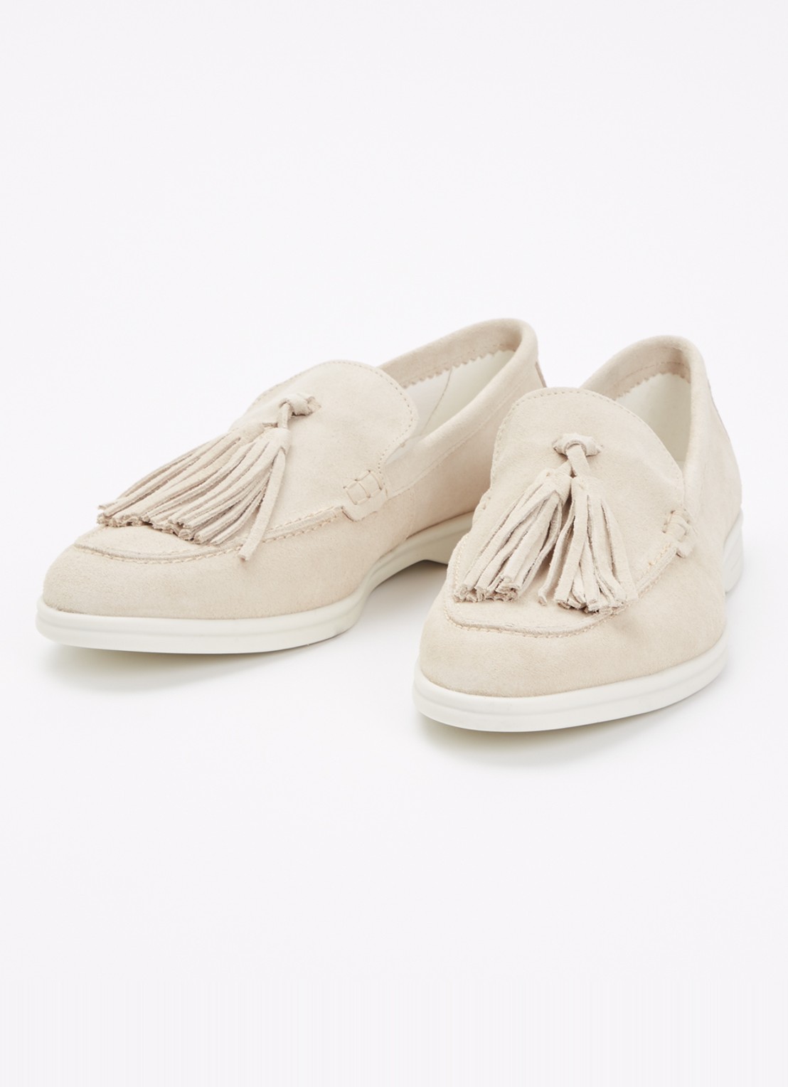 Steve Madden Ojane slip-on van suède - detail 4 beige