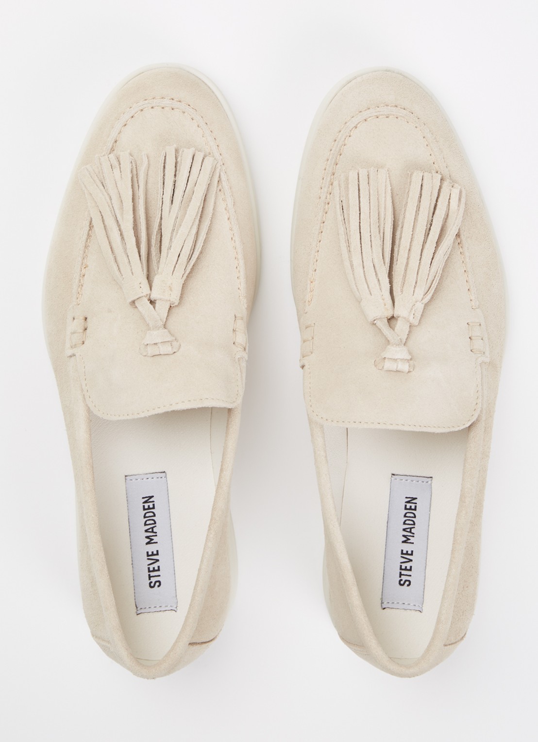 Steve Madden Ojane slip-on van suède - detail 5 beige