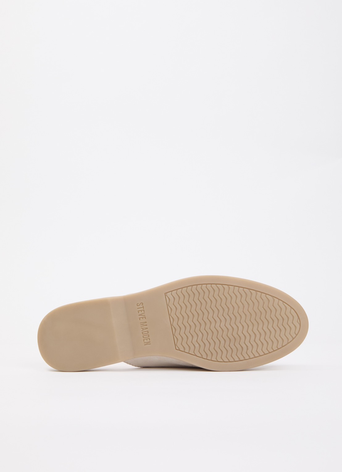 Steve Madden Patrizia loafer van suède - detail 4 wit