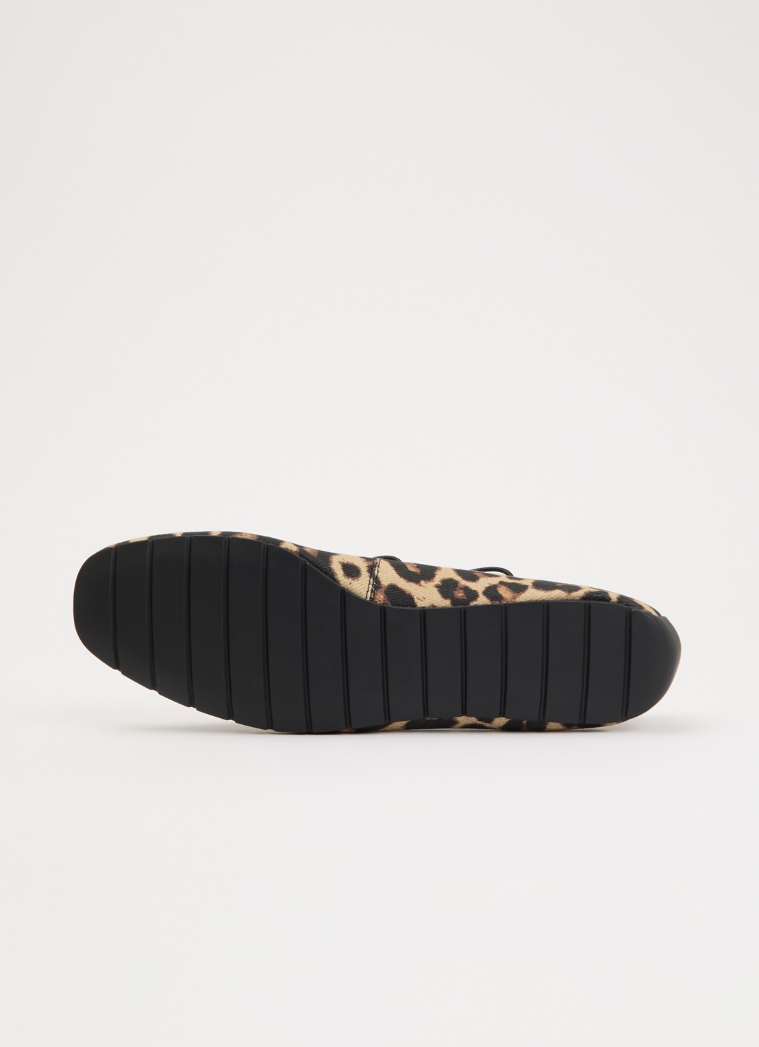 Steve Madden Pointe ballerina met panterprint - detail 5 camel