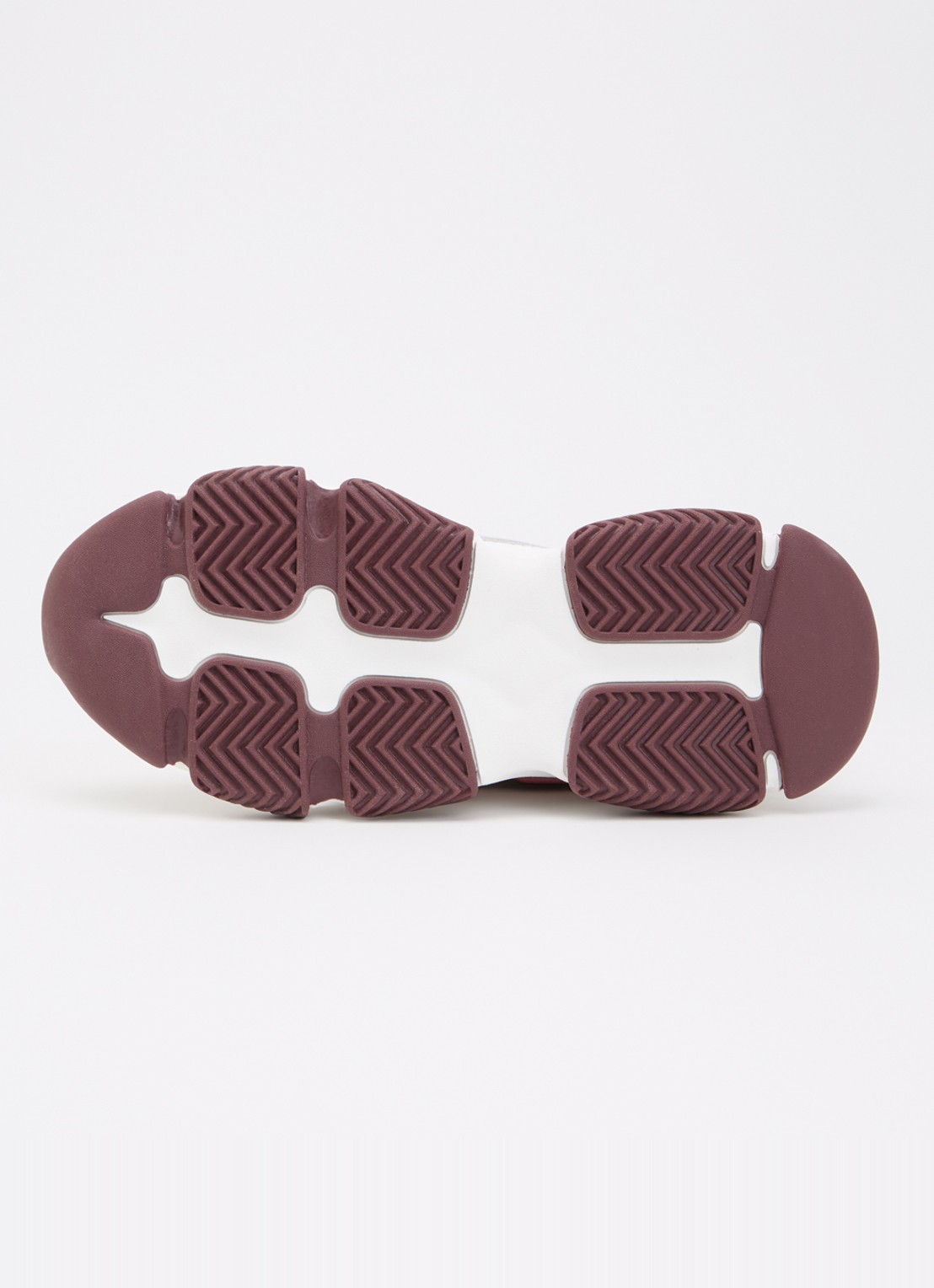 Steve Madden Possession-E sneaker met suède details - detail 5 bordeauxrood