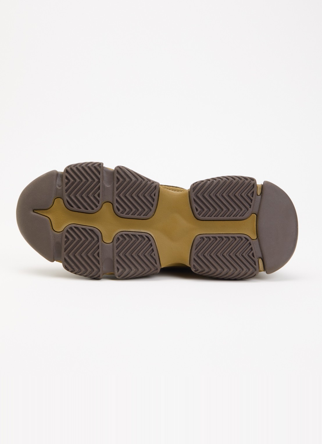 Steve Madden Possession-E sneaker met suède details - detail 4 khaki