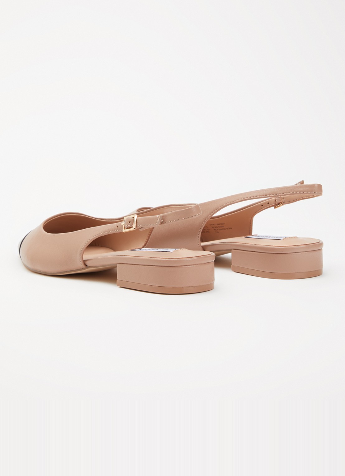 Steve Madden Rowyn slingback van leer - achterkant oudroze