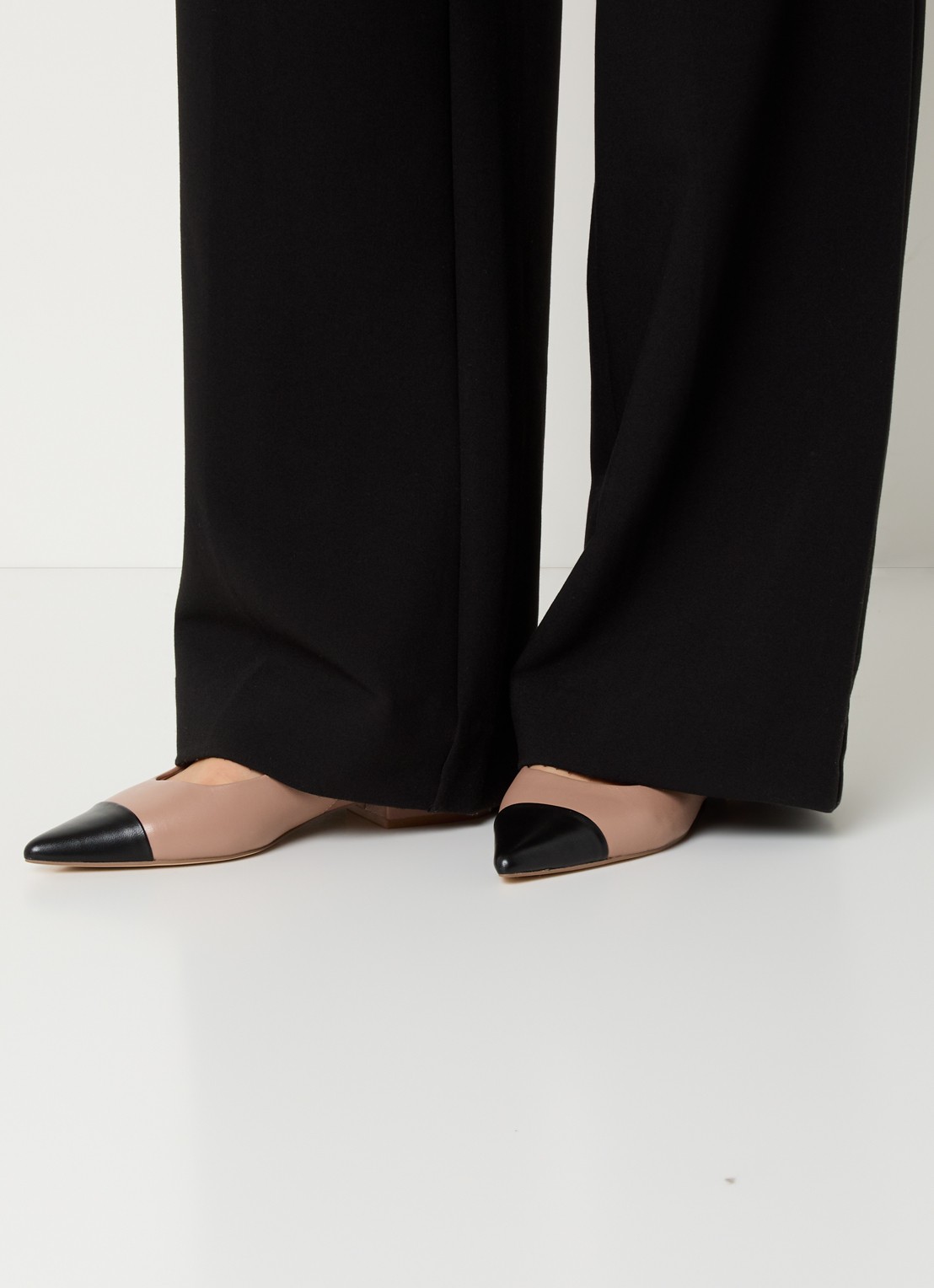 Steve Madden Rowyn slingback van leer - voorkant 3 oudroze