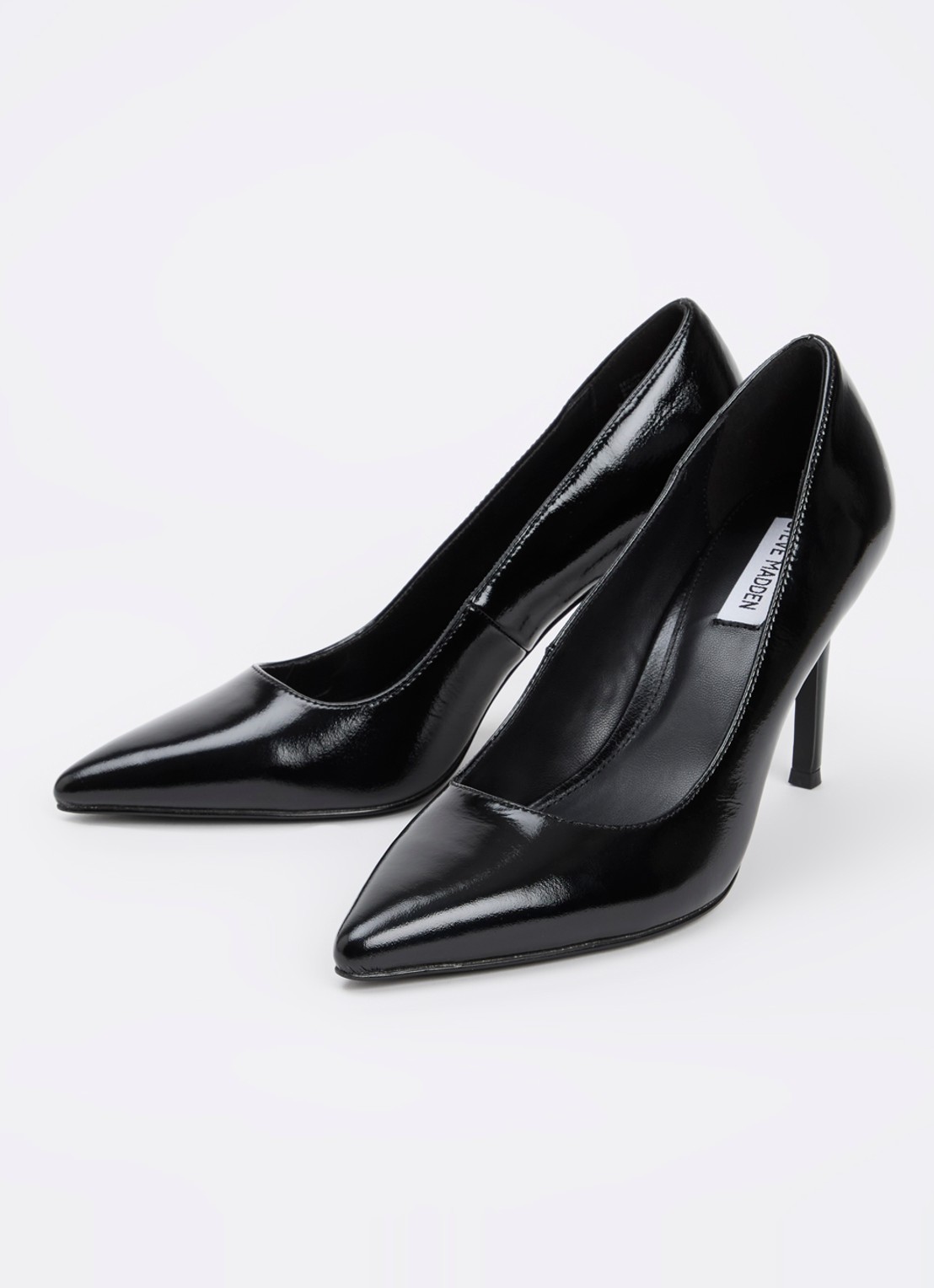 Steve Madden Secured pump van leer - detail 4 zwart