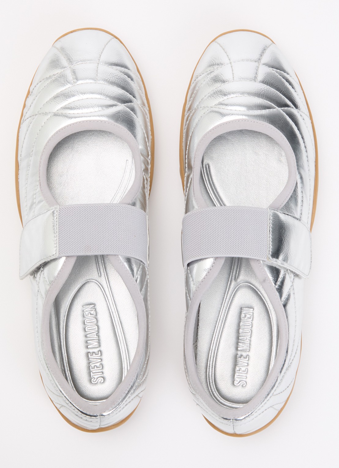 Steve Madden Sneaker met metallic finish - detail 3 zilver