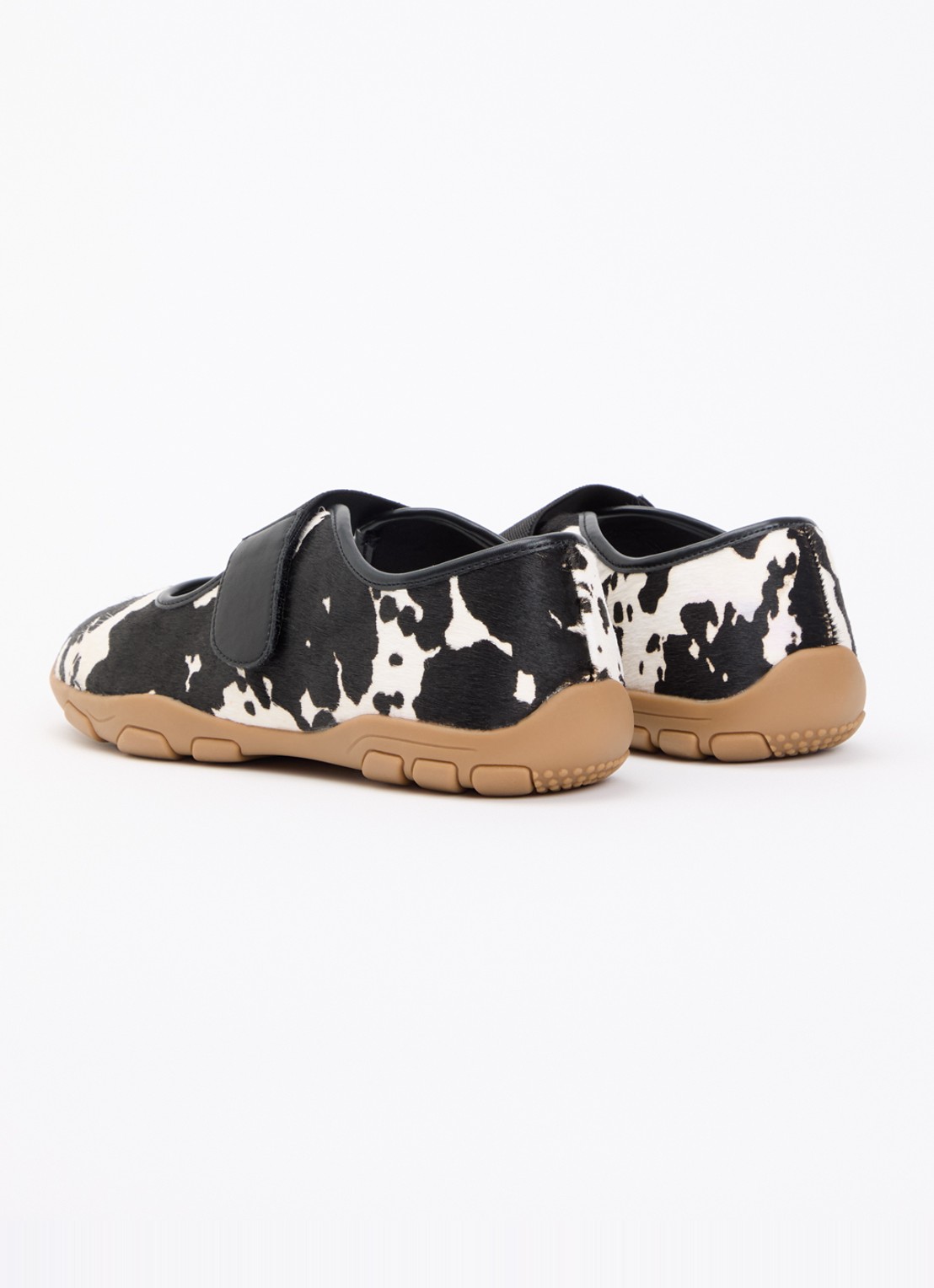Steve Madden Sneaker van leer met ponyhair - achterkant zwart