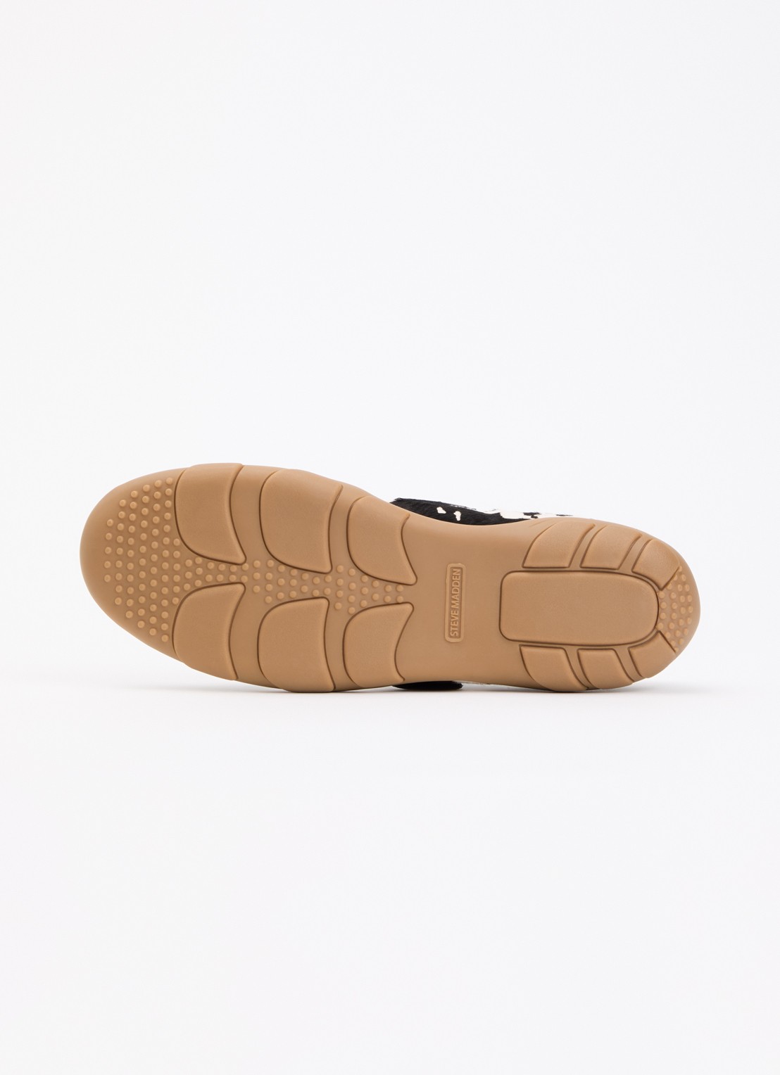 Steve Madden Sneaker van leer met ponyhair - detail 4 zwart