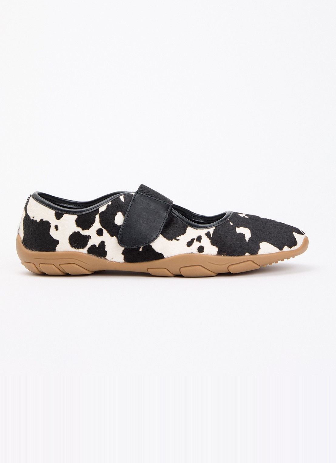 Steve Madden Sneaker van leer met ponyhair - voorkant 5 zwart
