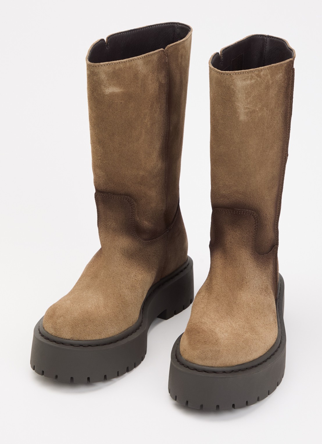 Steve Madden Soleil laars van suède - detail beige