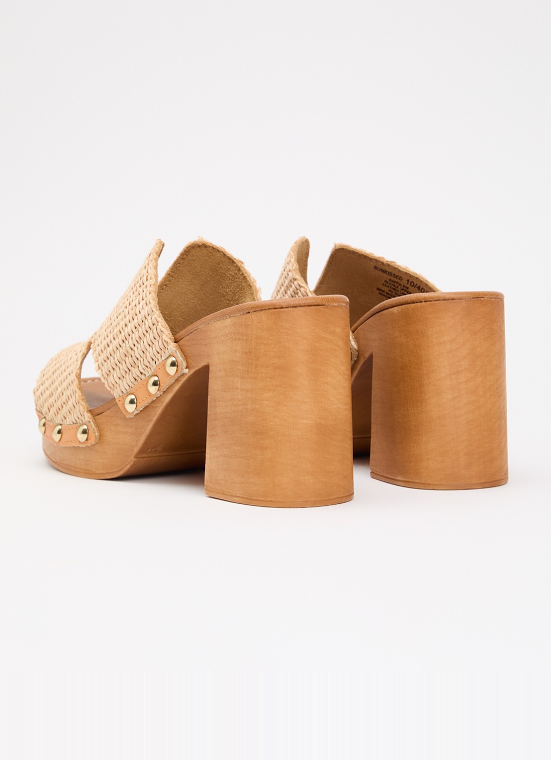 Steve Madden Sunkissed muiltje van suède - achterkant 4 beige