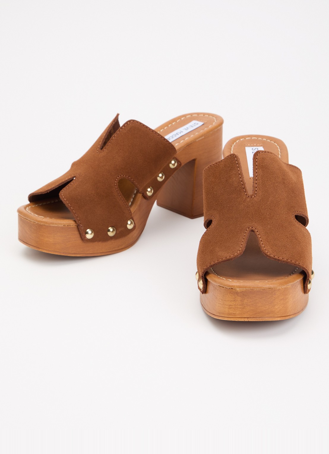 Steve Madden Sunkissed muiltje van suède - detail 2 bruin