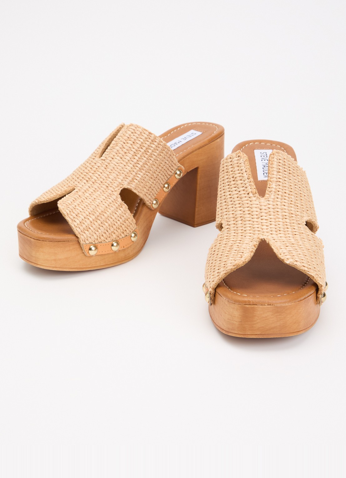 Steve Madden Sunkissed muiltje - detail beige