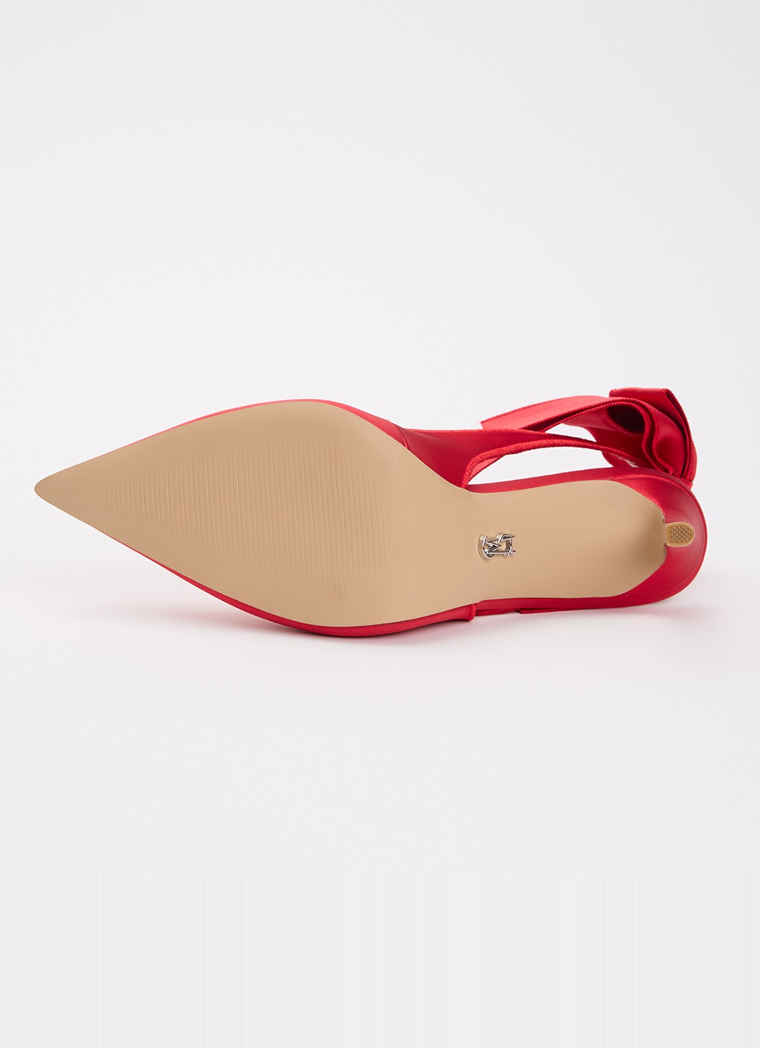 Steve Madden Teacup slingback met strikdetail - detail 6 rood